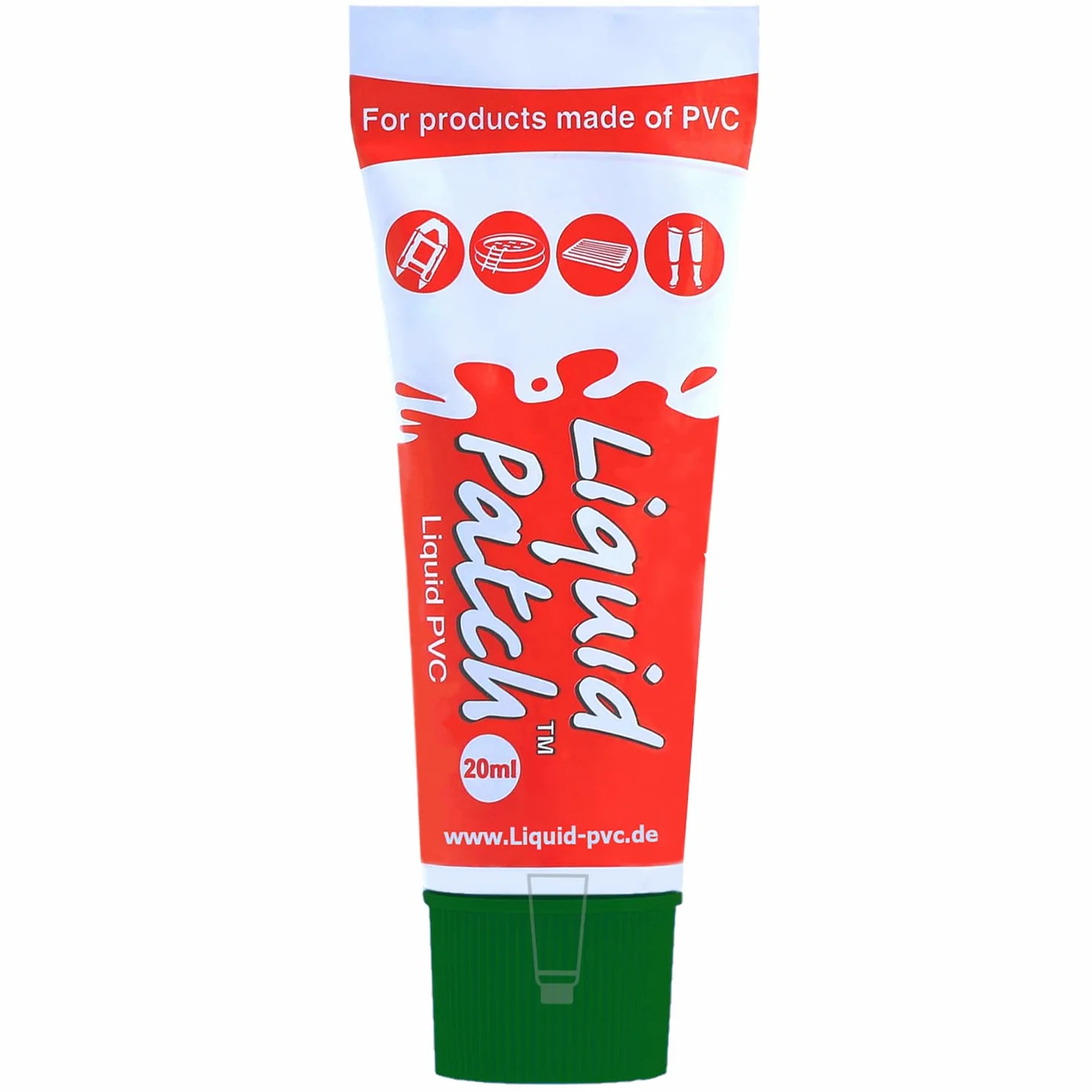 Zestaw naprawczy do pontonów Liquid Patch w płynie PCW, kolor zielony