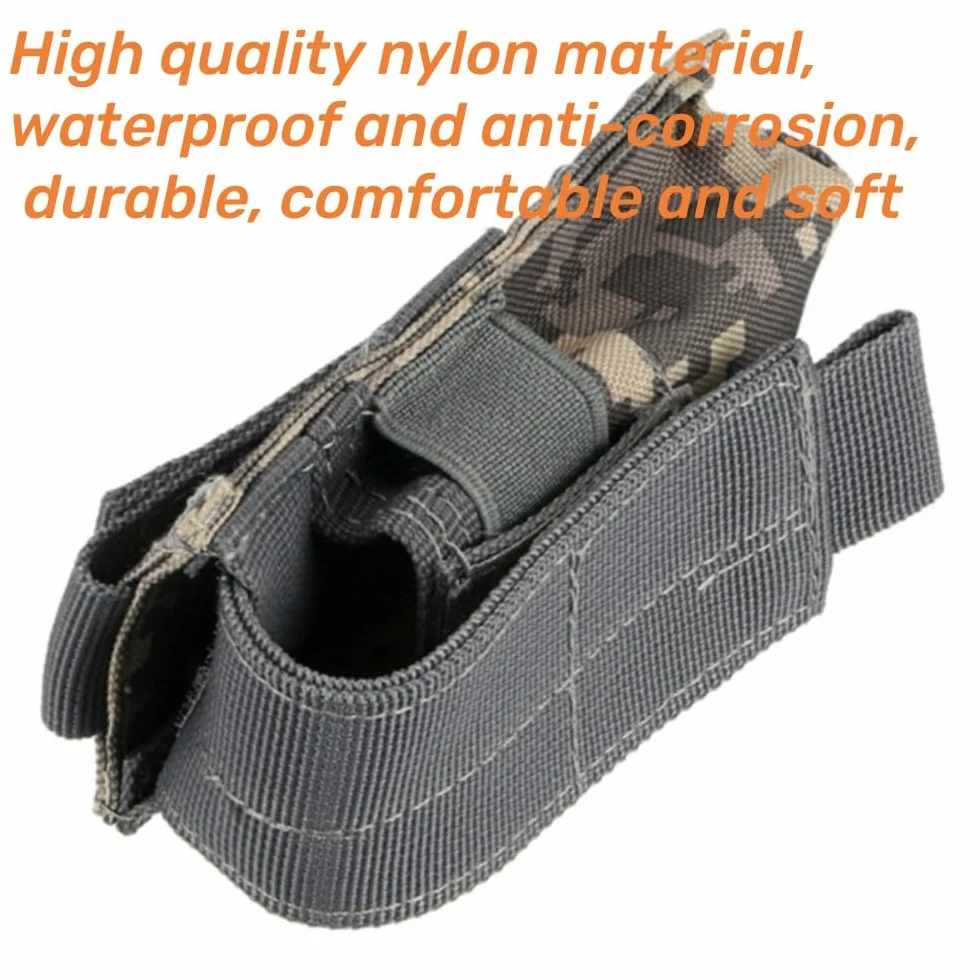 ACEXIER Polowanie Odkryty Nóż Holster Molle Latarka Torba Uchwyt Magazyn Box Torba pistolet wojskowy M5 latarka taktyczna Torba