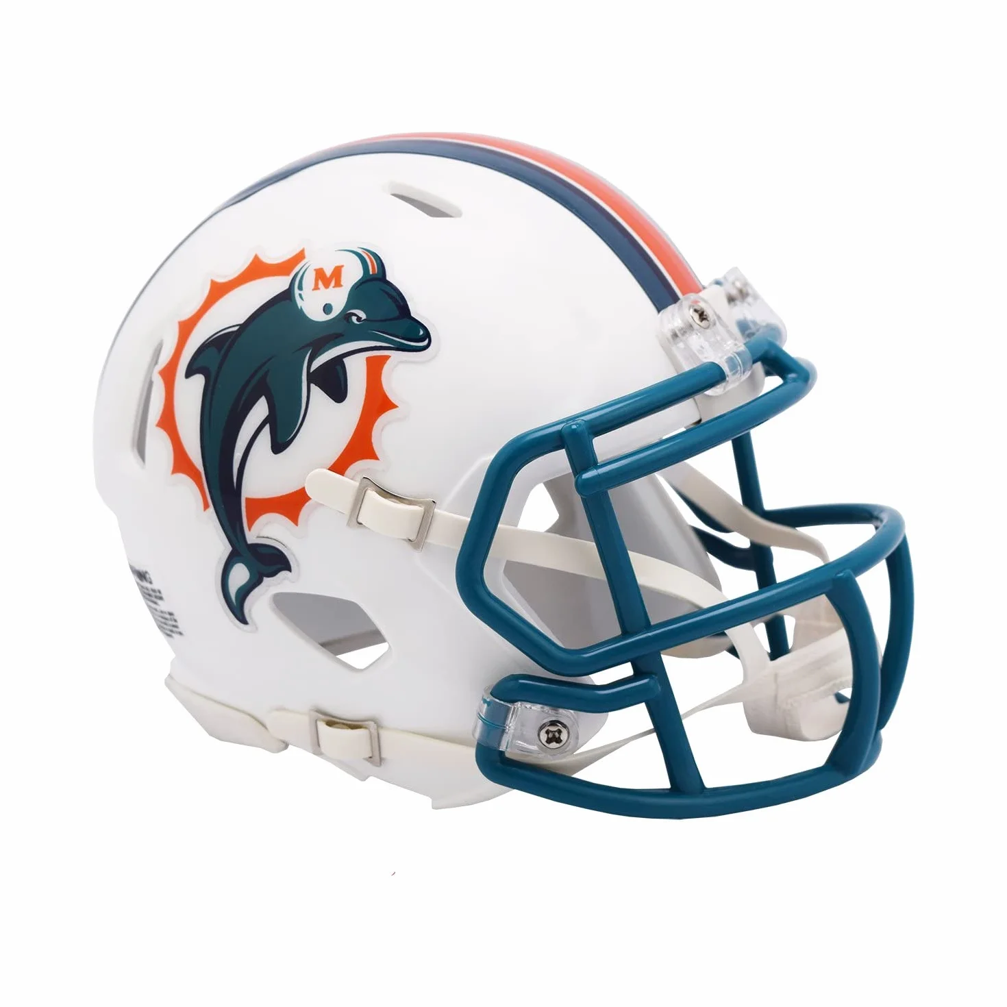 Riddell Mini kask piłkarski Speed Miami Dolphins 1996-12