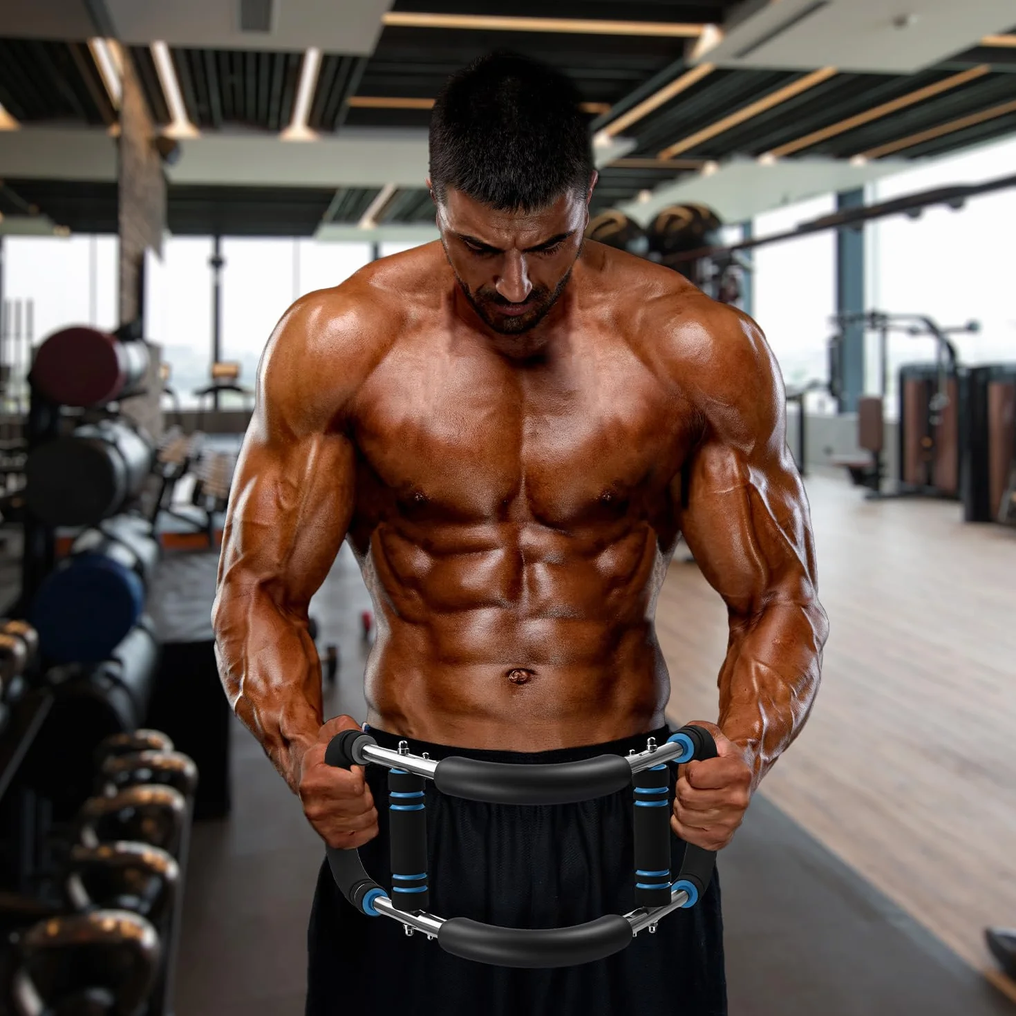 QWORK Trener Arm Trainer 30-50 kg regulowany do treningu siłowego