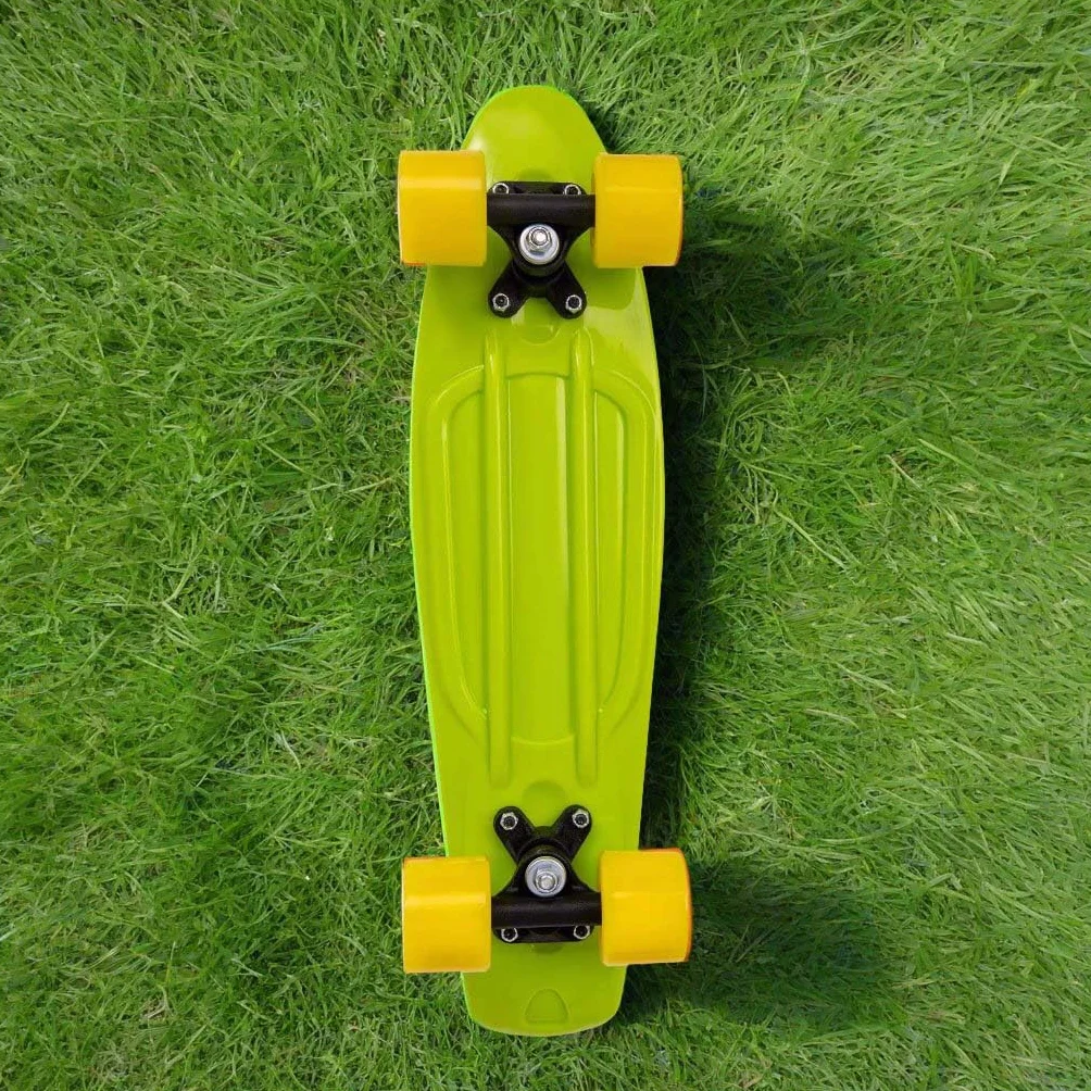 Deskorolka świecąca EVO 22" dla początkujących i profesjonalistów, kompletna mini cruiser