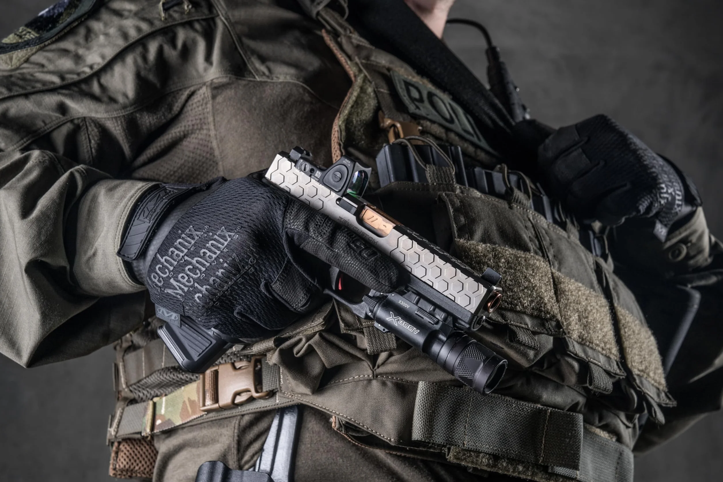 Mechanix Wear - High MSD-55-010 Dexterity Covert Gloves (duże, czarne)