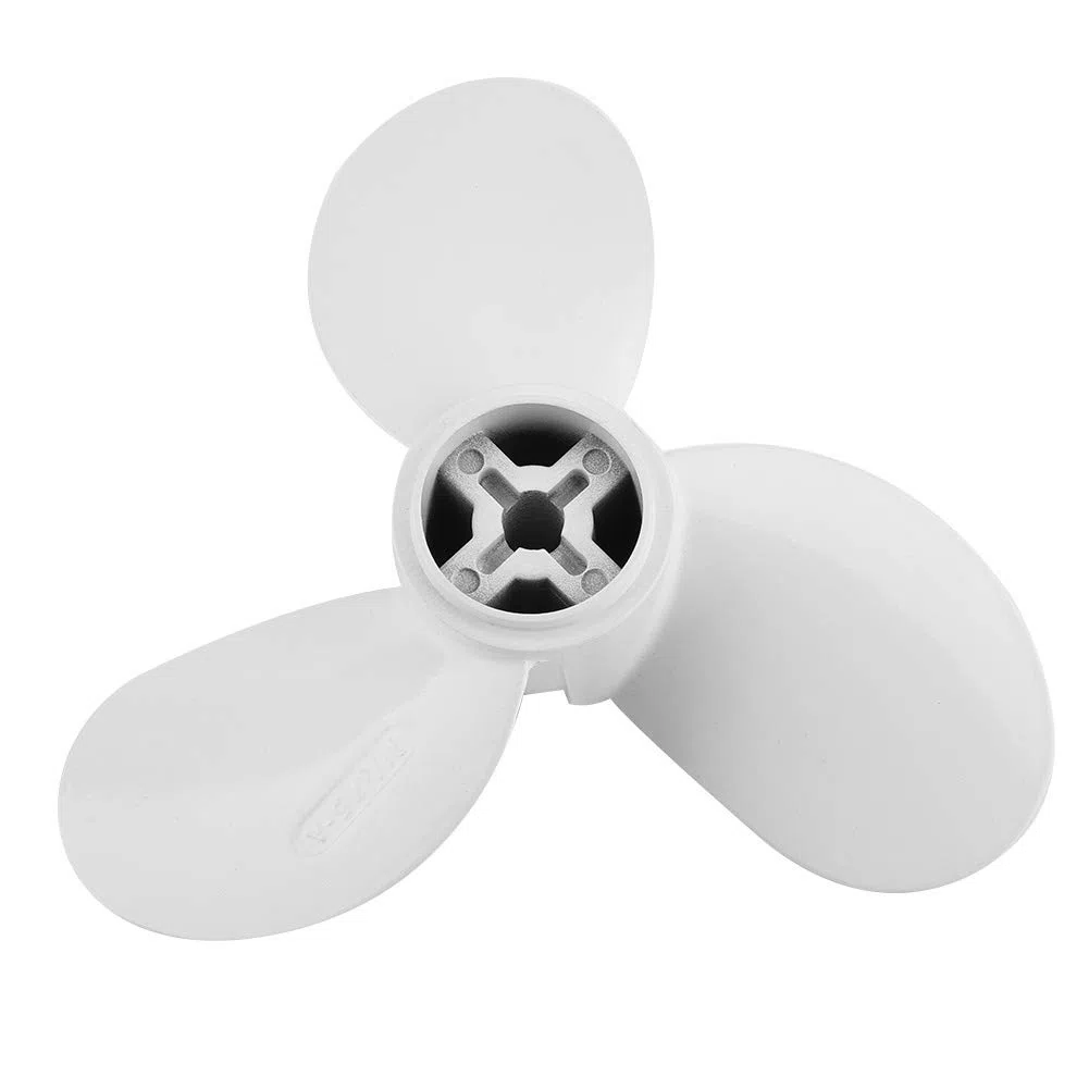 3-łopatowe śmigło Silnika Zaburtowego, 7 1/4 5-A Morski Aluminiowy Silnik Zaburtowy, Bezpośrednio Wymienna Aluminiowa śruba Napędowa CNC do