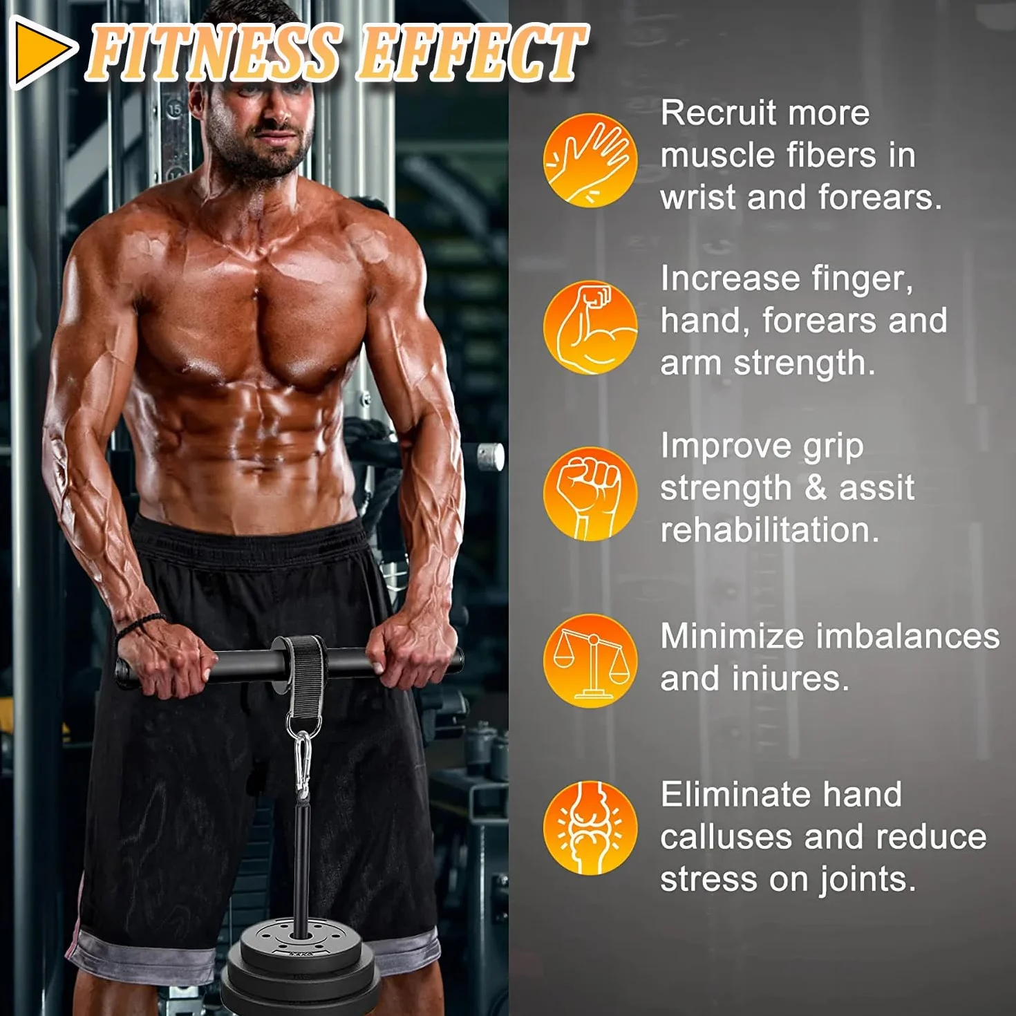 Trenażer przedramion wysokiej jakości profesjonalny trener dłoni i nadgarstków Gym Wrist Curl Exerciser Trainer wzmacniacz przedramion