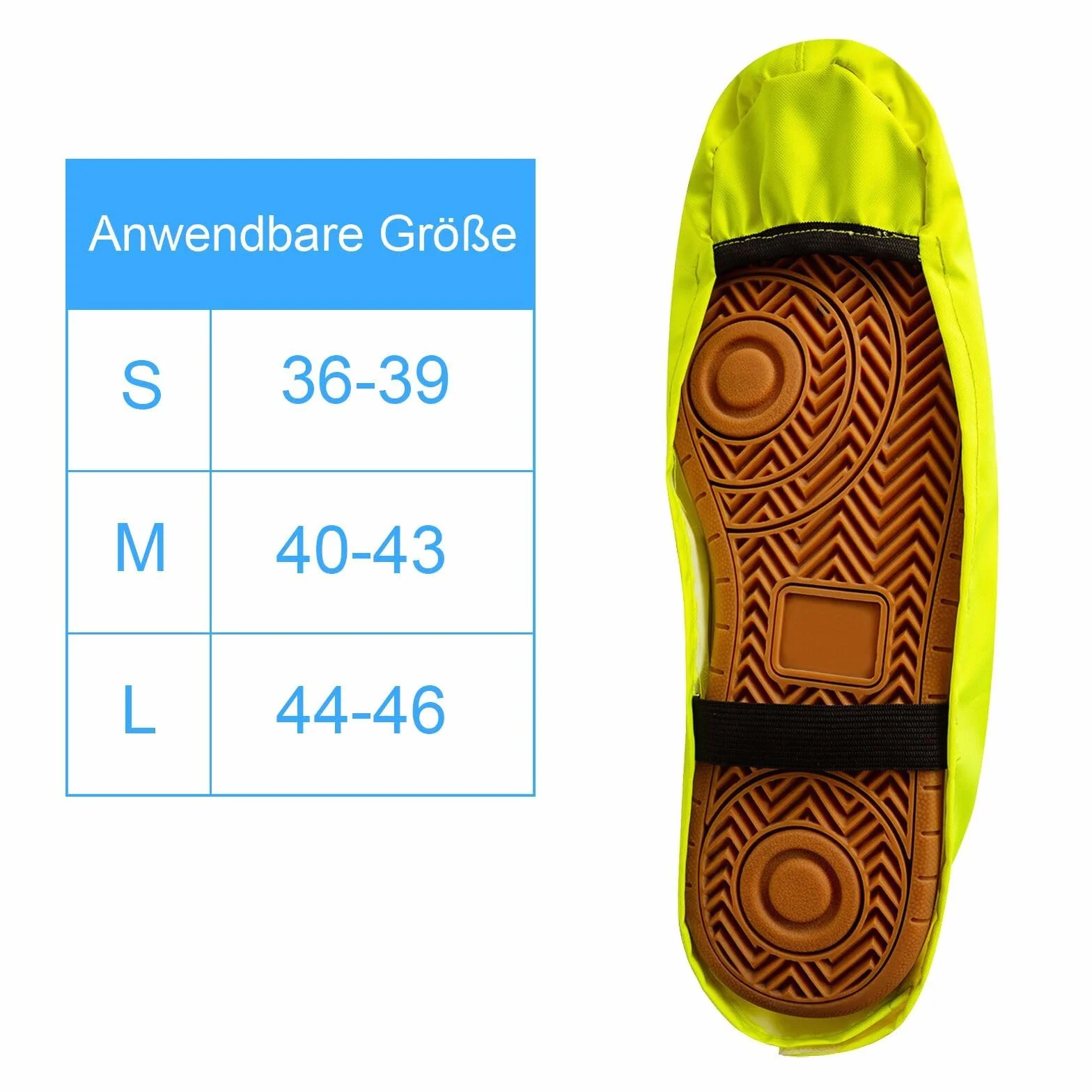 Wodoszczelne ochraniacze na buty rowerowe z odblaskami