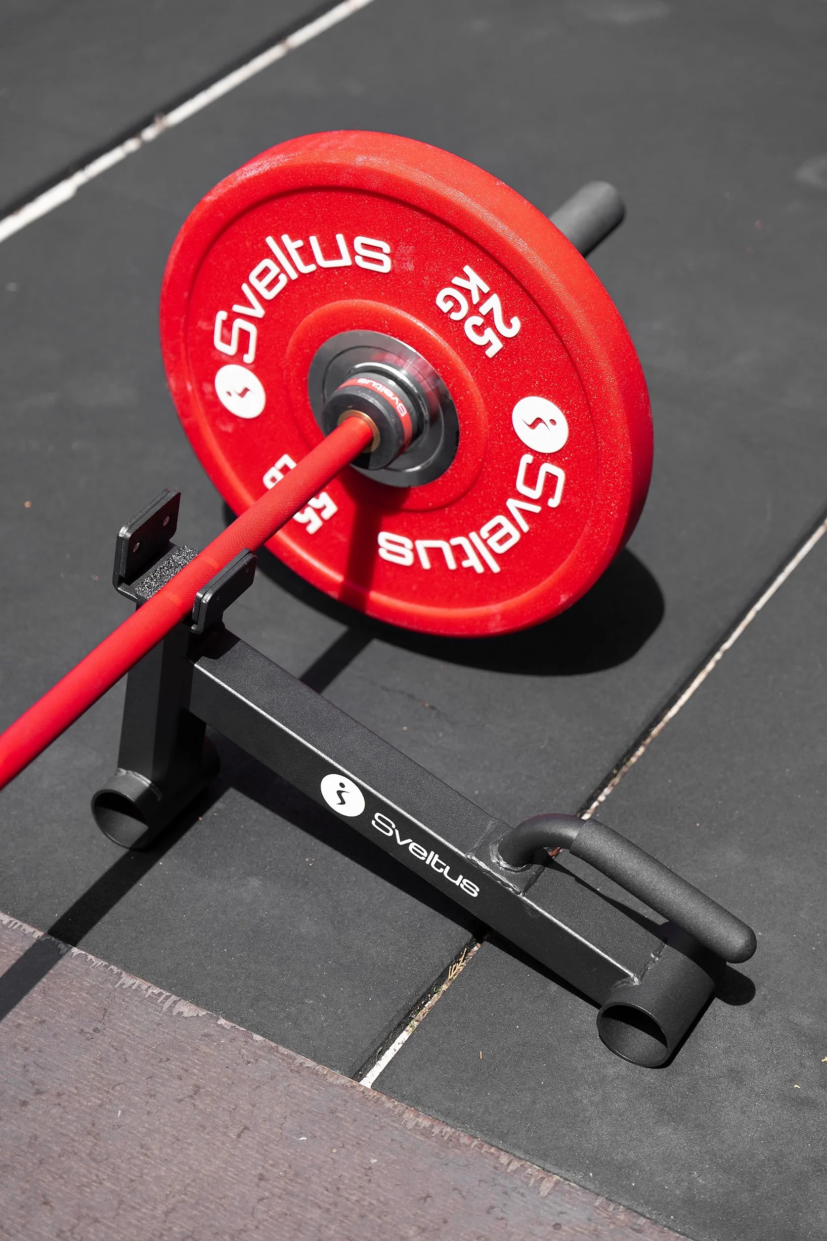 Sveltus Deadlift Podnośnik dla dorosłych Unisex, czarny, pojedynczy