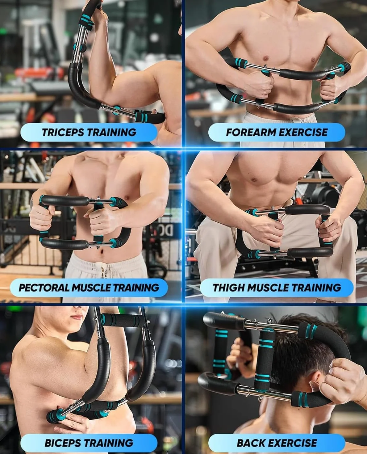 Twister Arm Trainer 40-100lb Regulowany Sprzęt Do Ćwiczeń Klatki Piersiowej Przenośny Drążek Power Twister