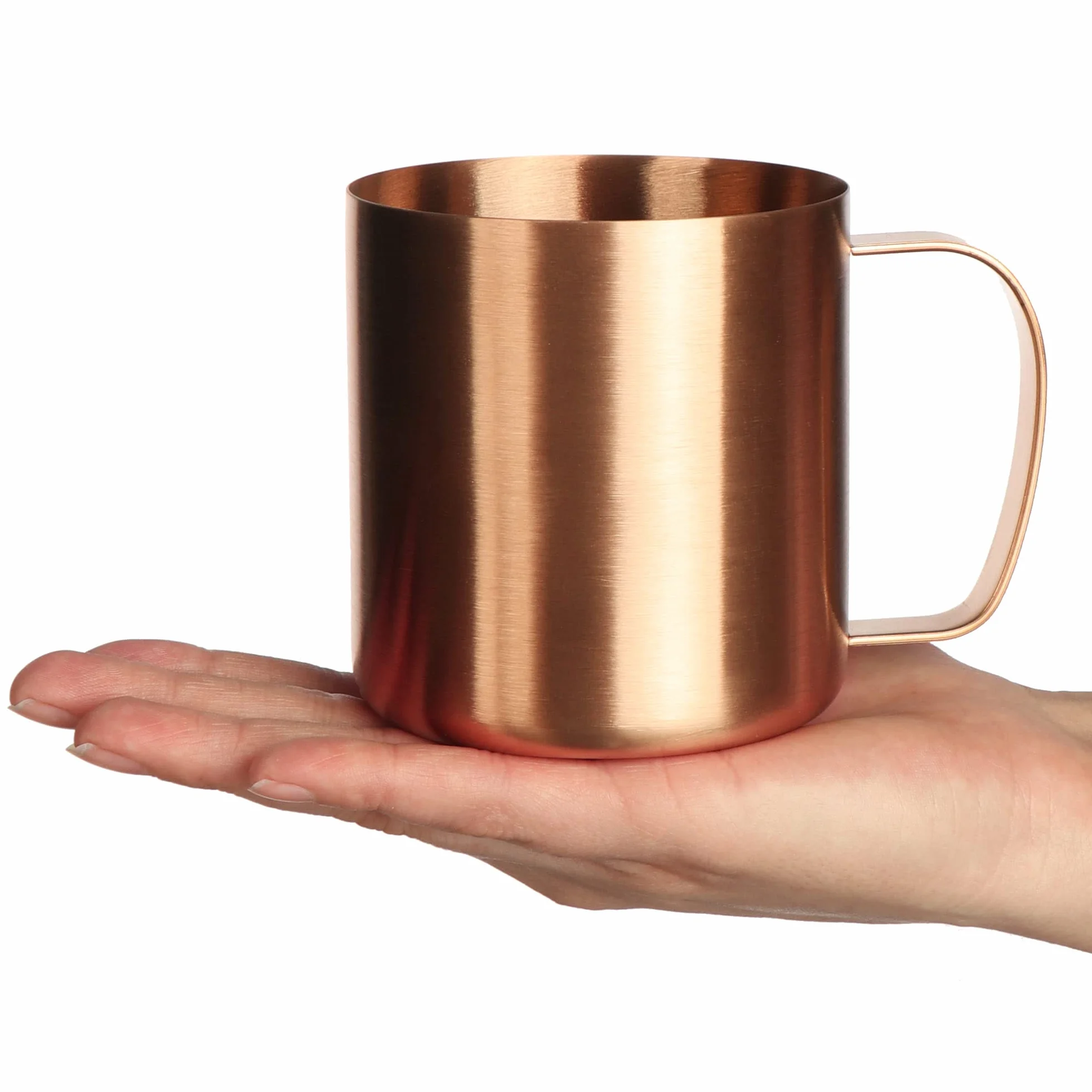 Kubek do picia Robin Goods® ze stali nierdzewnej rózany - kubek wysokiej jakosci - kubek kempingowy - niezniszczalny i wolny od BPA (1 sztuka - róza)