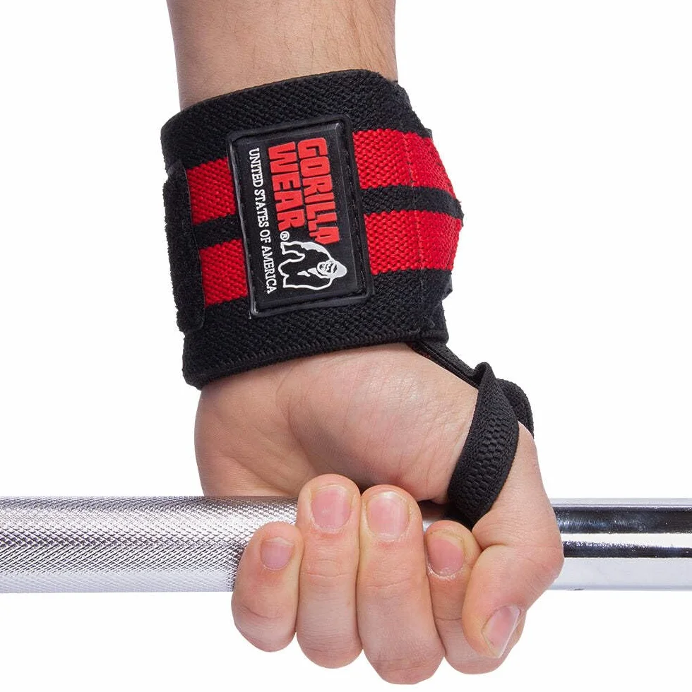 Gorilla Wear Wrist Wraps PRO Black/Red