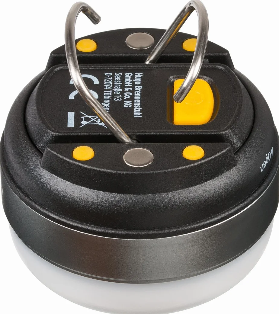 Brennenstuhl Latarka LED OLI 0200 (oswietlenie zewnetrzne / lampa kempingowa do uzytku na zewnatrz, zasilana bateriami)
