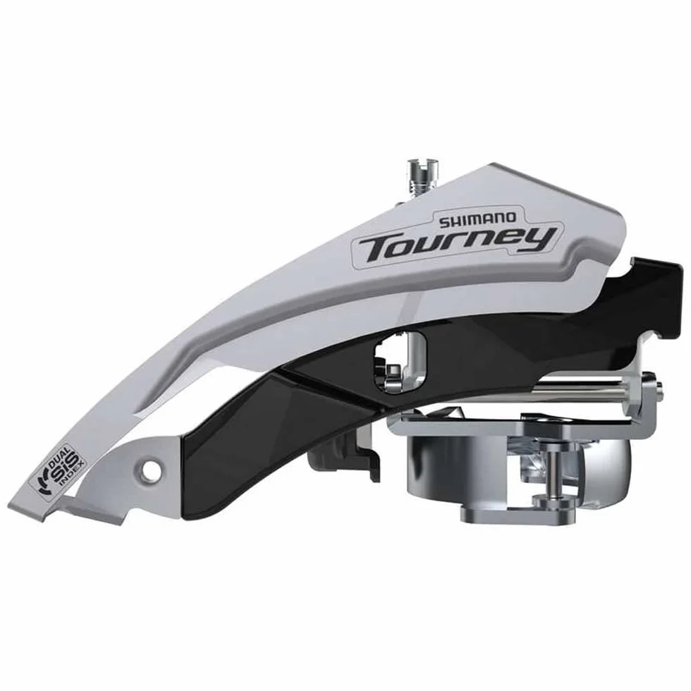 SHIMANO FD-TY600 Tourney przedni mech, potrójny, górny, podwójny ciąg, 63-66, dla 42T