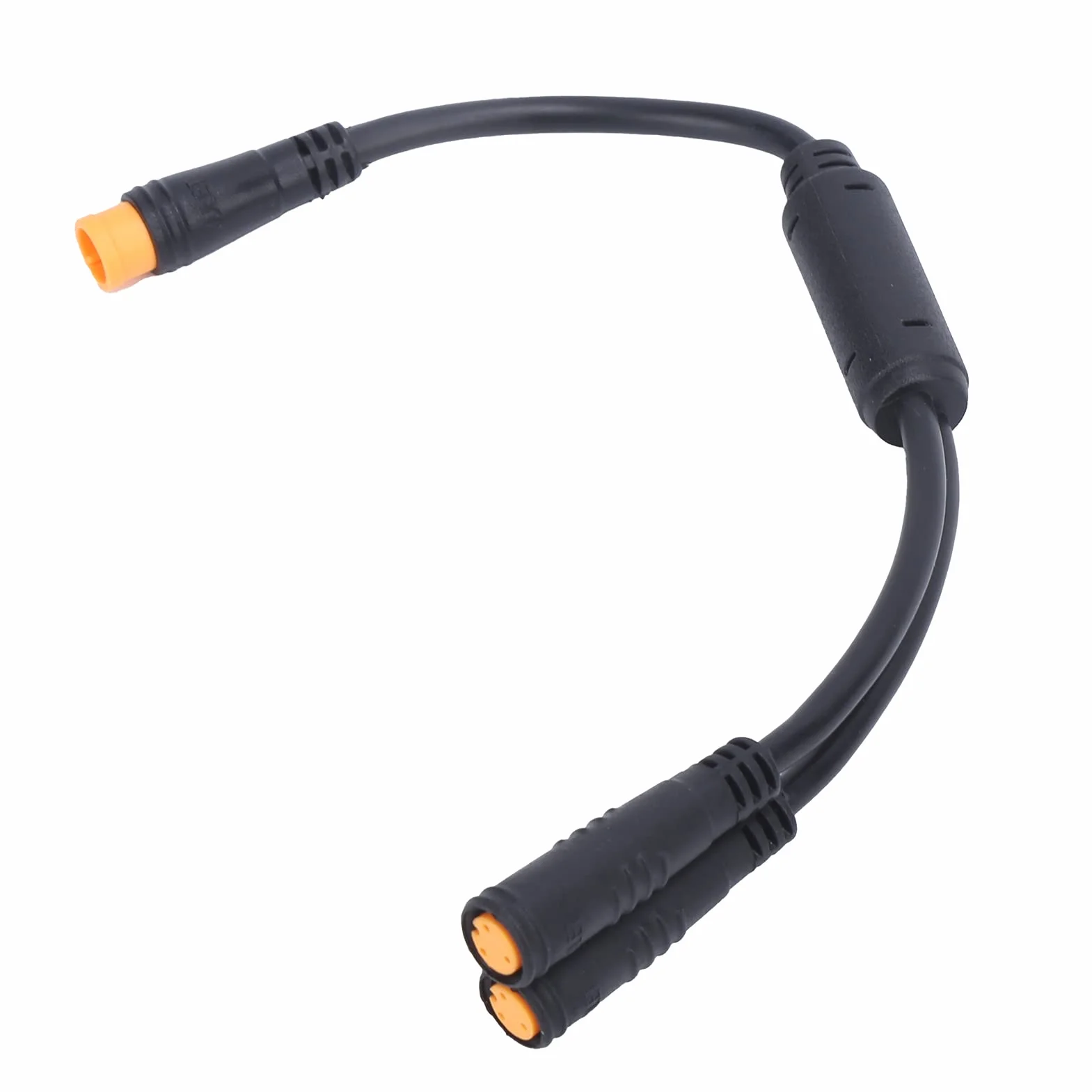Kabel do Roweru Elektrycznego Wodoodporny Rozdzielacz Y Kabel 1 do 2 ze Złączem 3 Pinowym do Hamulca Czujnika Zmiany Biegów BBS01/BBS02/BBSHD