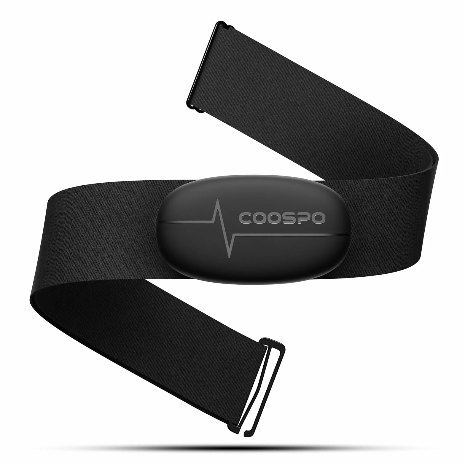 COOSPO Czujnik częstotliwości serca H6 Ant+, monitor częstotliwości serca EKG/EKG, kompatybilny z Wahoo, adidas, Coosporide, Polar Beat, Kinomap i innymi