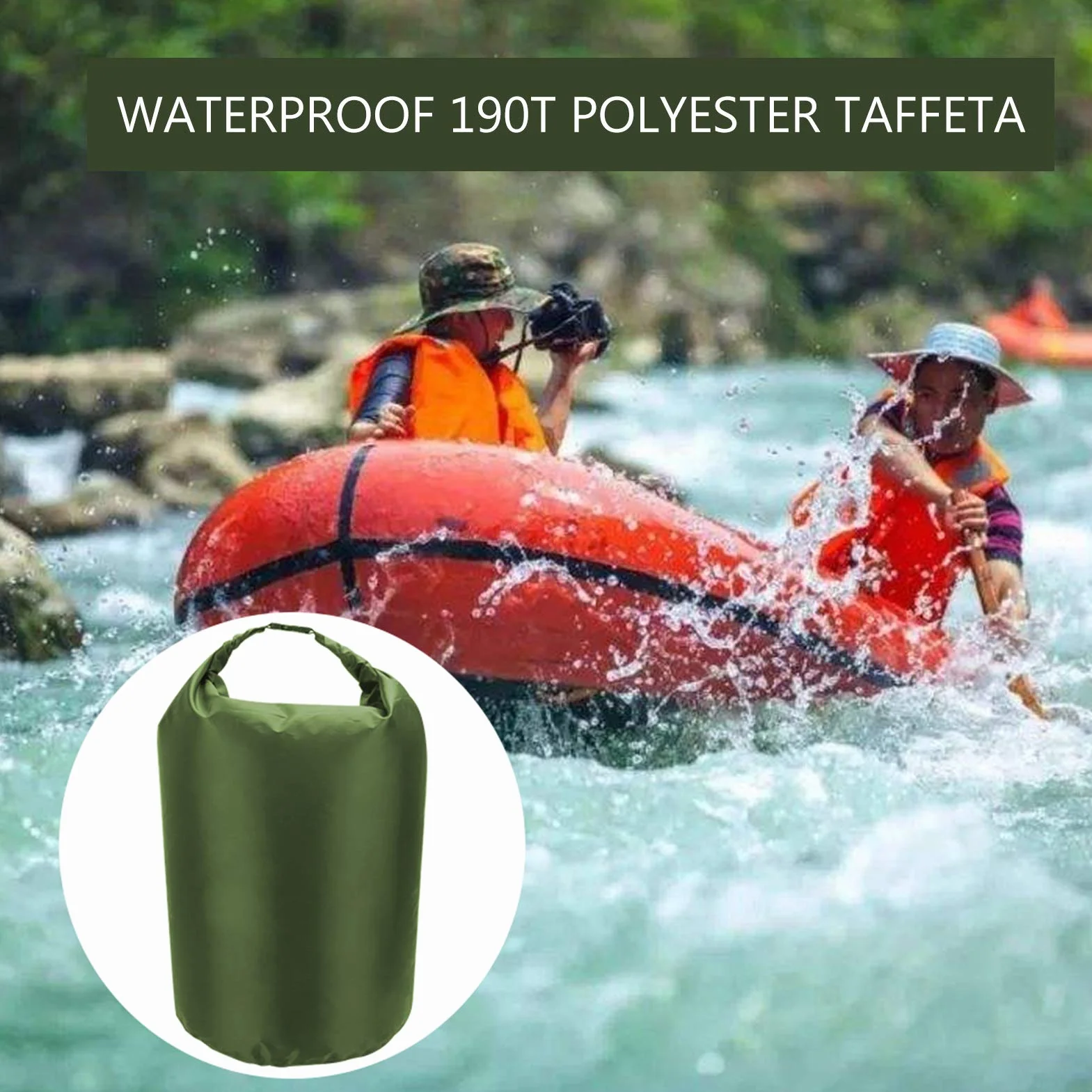 Lixada 3 sztuki worek do pakowania 8 l, 40 l i 70 l, wodoszczelny worek do pakowania Roll Top Dry Bag przenośny worek do pływania kajakiem, łodzi, wędkowania, pływania, pływania kajakiem, raftingu