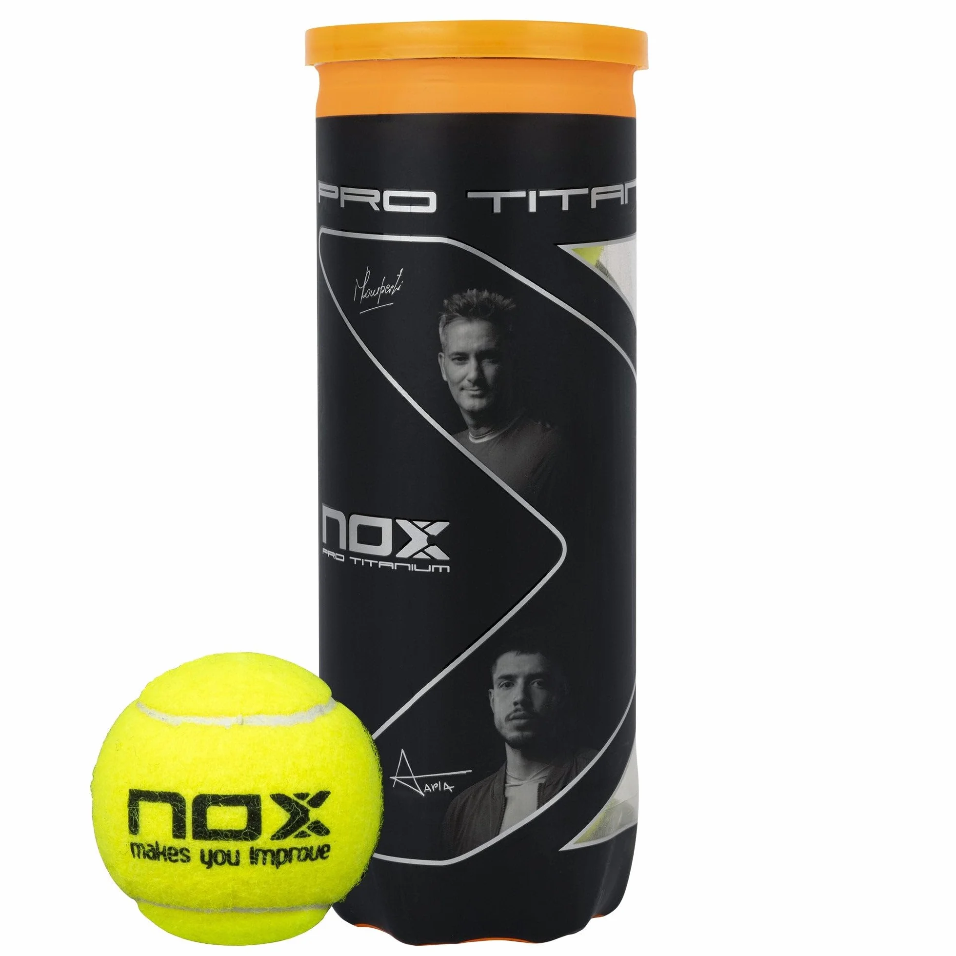 NOX 3 piłki do padla Pro Titanium