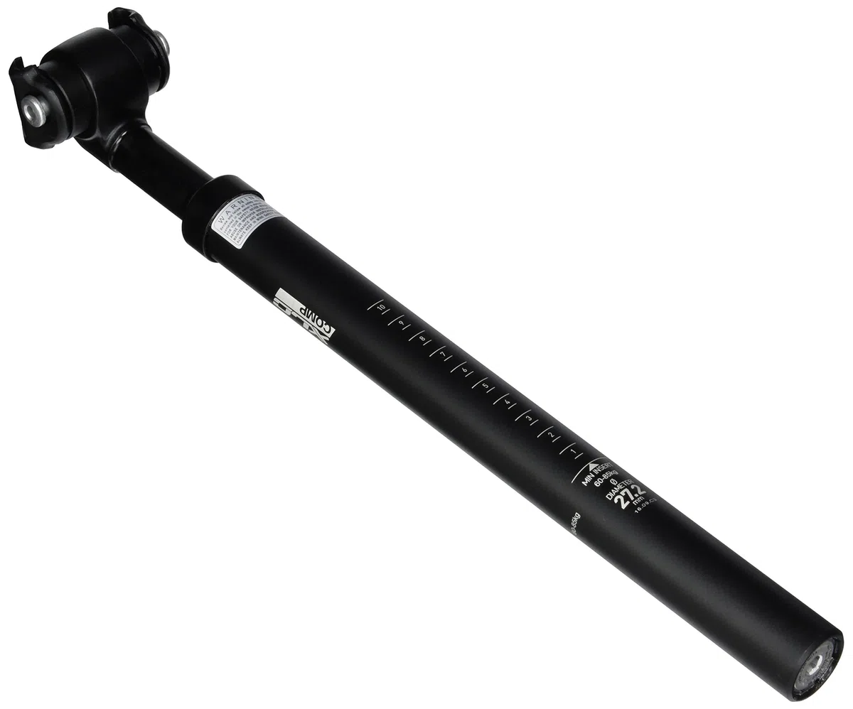 XLC Unisex – sprężynowa sztyca podsiodłowa dla dorosłych Comp SP-S08, czarna, 350 mm