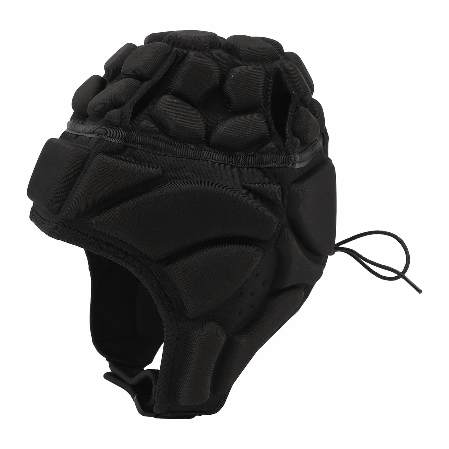 Kask do Rugby, Gąbka EVA Miękko Wyściełany Kask Oddychający Kask Piłkarski Regulowany Nagłówek do Rugby dla Młodzieży Dzieci Dorośli, Wygodne Noszenie