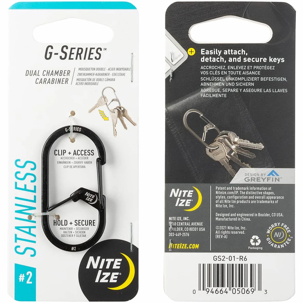 NIte Ize G-Series #3 stal nierdzewna