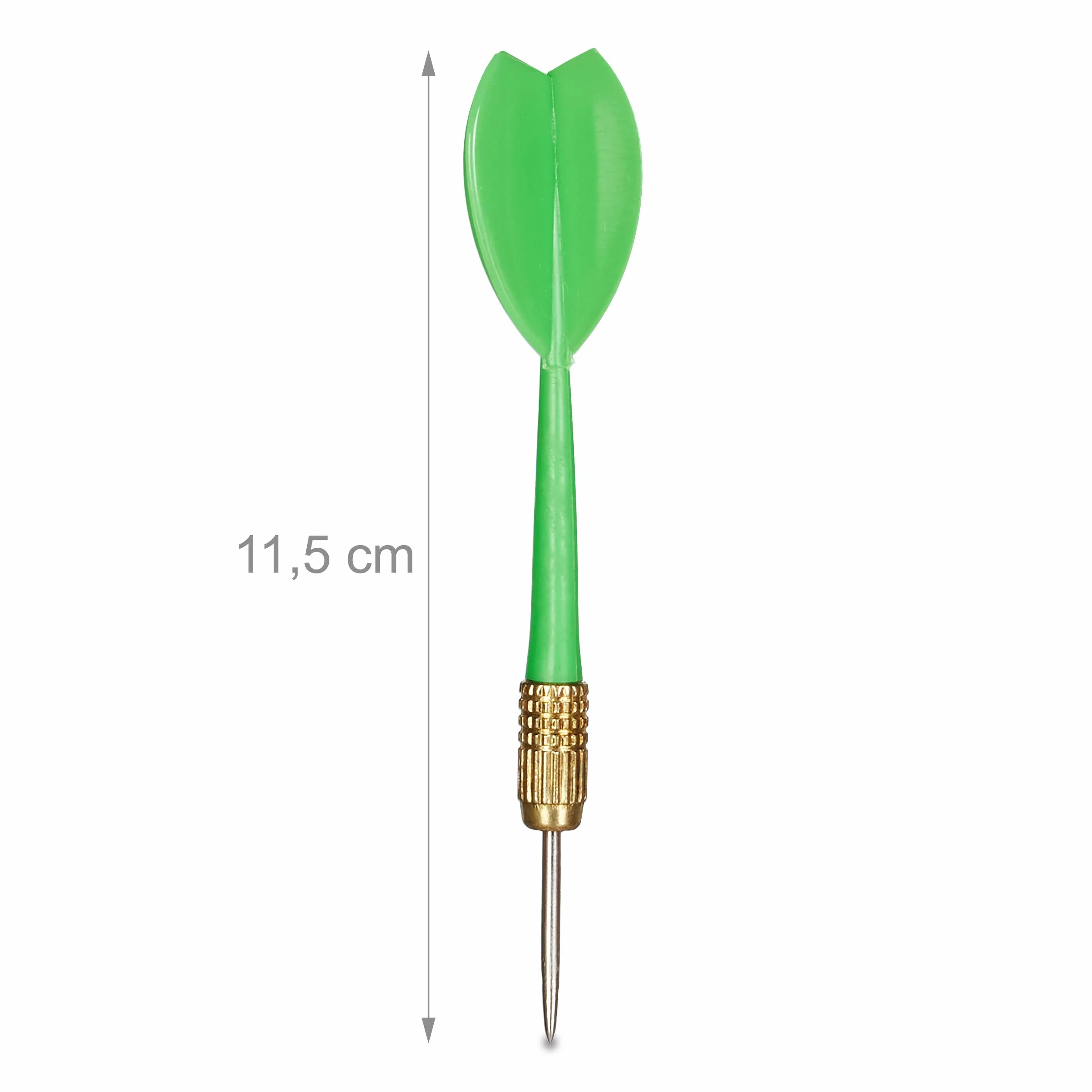 Relaxdays Tarcza do rzutek X1 z rzutkami, 43 cm, 6 x rzutki, dwustronna, stalowe rzutki, klasyczna tarcza do rzutek, czarno-biała