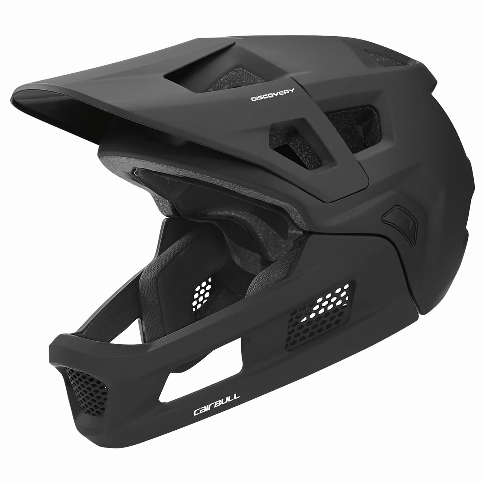 BMX Kask BMX Kask rowerowy górski z odpinaną osłoną podbródka i wizjerem AG+ Paski Silver Ion RS1 MICRO System regulacji do jazdy na rowerze górskim i kolarstwa