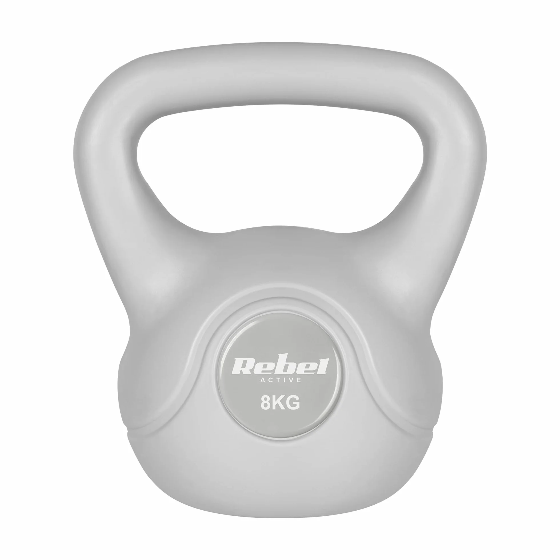 Rebel Electro Kettlebell Bitumiczny 8kg RBA-2322G-08 Szary
