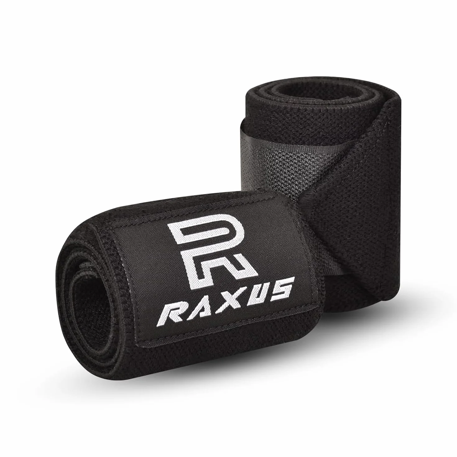 RAXUS Opaska na nadgarstek do treningu cross, opaska na nadgarstek z uchwytem na kciuk, wykonana z elastycznego nylonu, unisex (czarny)