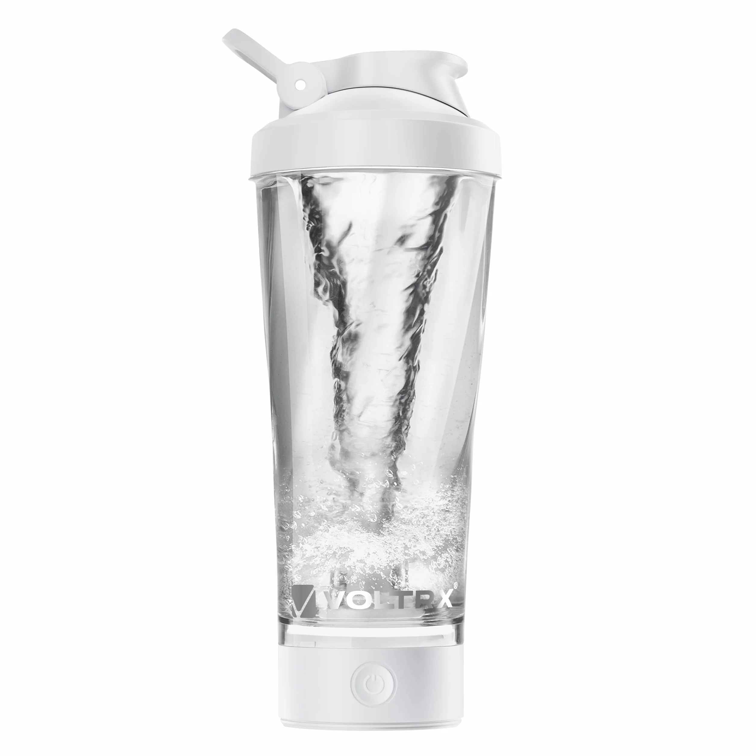 VOLTRX Elektryczna butelka shaker z Tritanu 600 ml bez BPA ładowana przez USB do koktajli białkowych