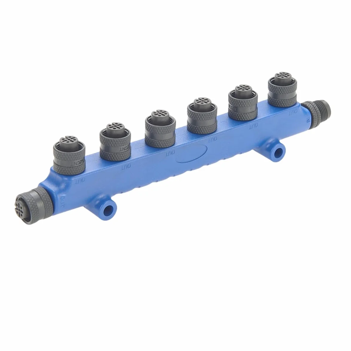 NMEA 2000 N2k 6-portowe złącze T M12 Micro-C wieloportowy 6-drożny rozdzielacz trójnikowy 5-pinowy adapter kablowy do łodzi morskiej dystrybutor do magistrali Can Bus DeviceNet CANOpen skrzynka