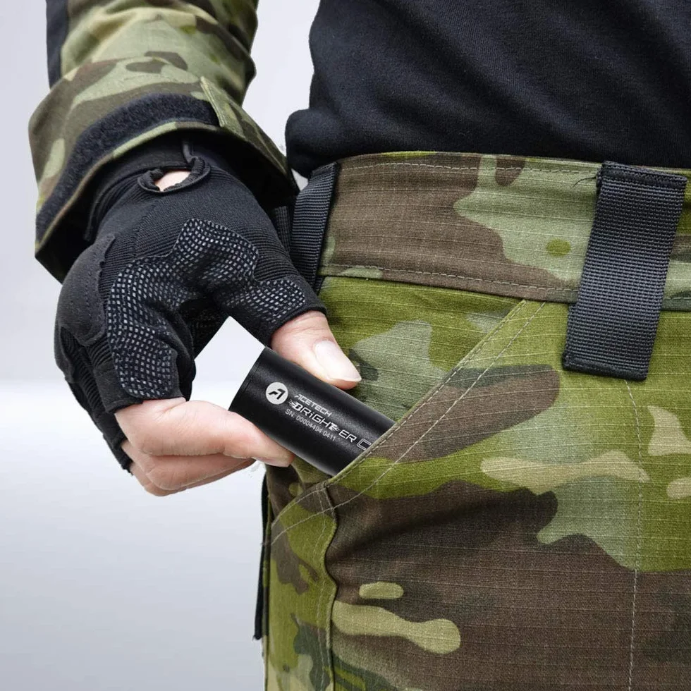 ACETECH Airsoft Tracer Unit Brighter C Tlumič expozice kuličky 11mm závitem pravý (CW) závit a 14mm levý (CCW) adaptér