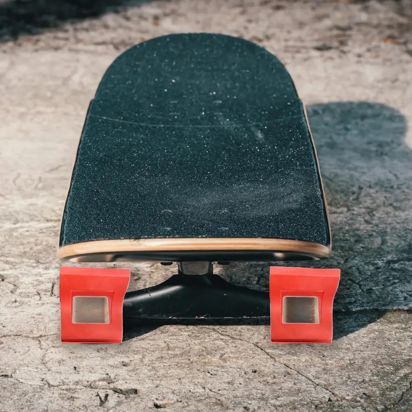 4 pierścienie ochronne do trenera deskorolki, akcesoria treningowe na deskorolce, gumowe akcesoria do jazdy na deskorolce, prezenty dla początkujących skateboardów (czerwone)