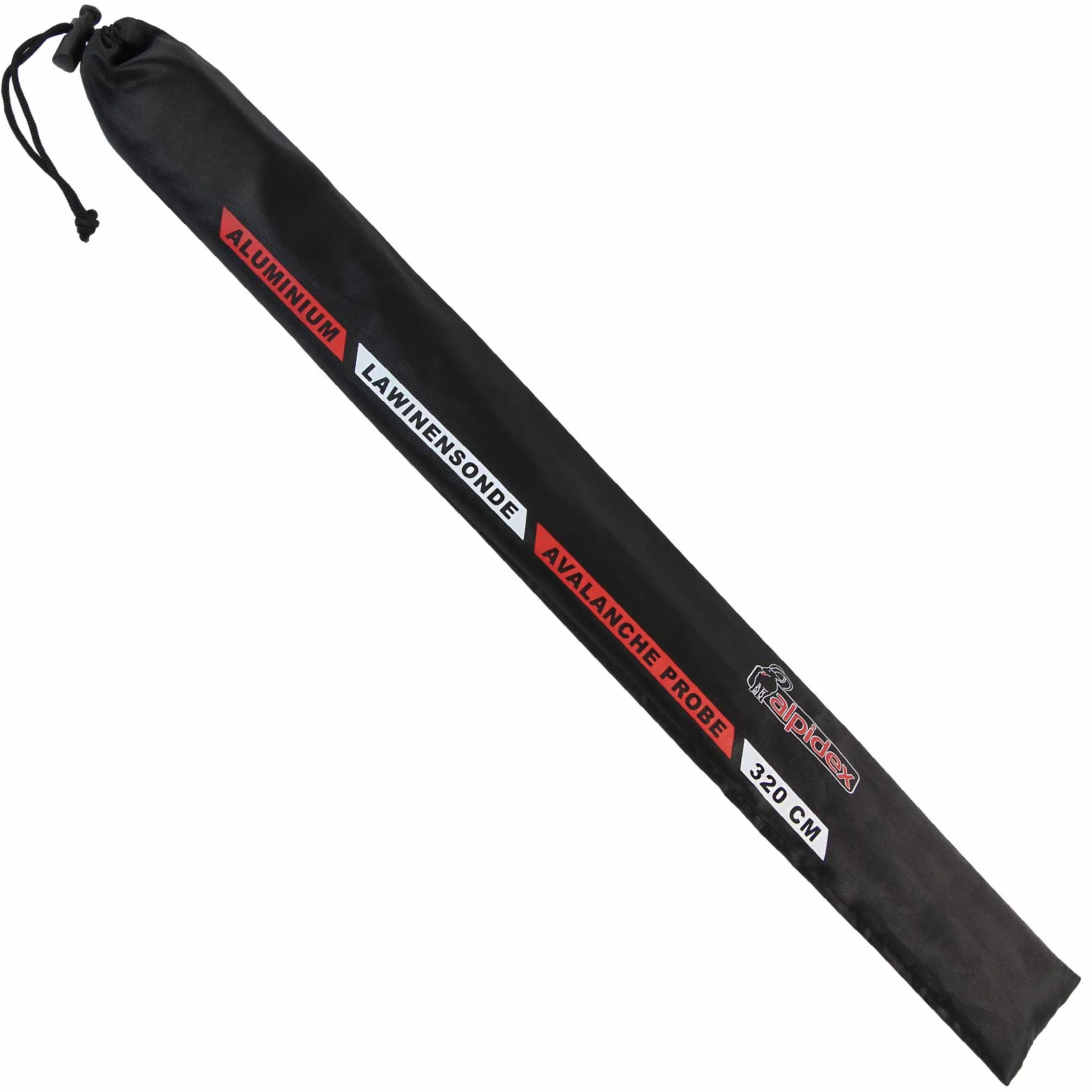 ALPIDEX Sonda lawinowa sonda śnieżna aluminiowa 260 cm lub 320 cm
