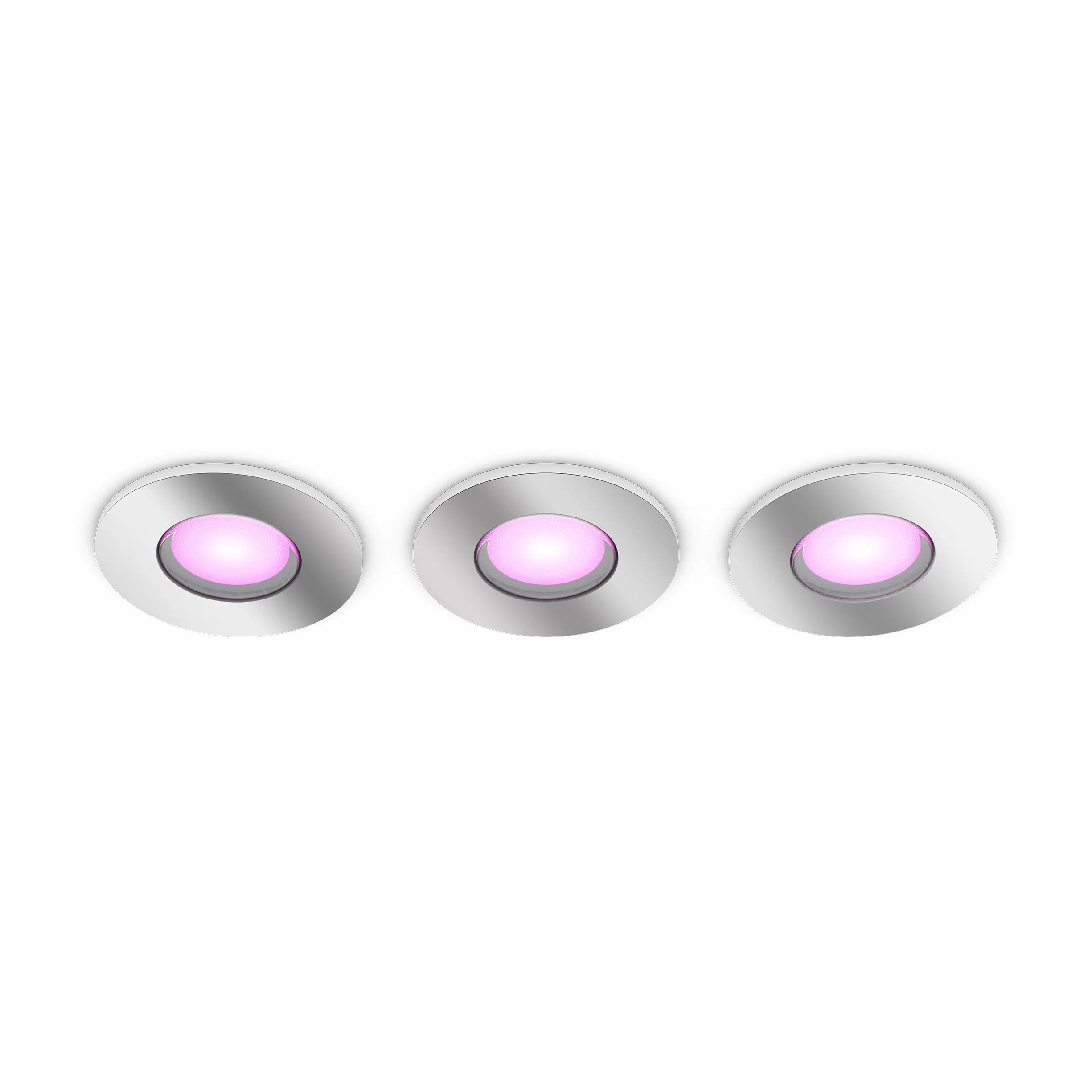Philips Hue White & Color Ambiance Xamento wpuszczany reflektor, 3 opakowania, ściemniane