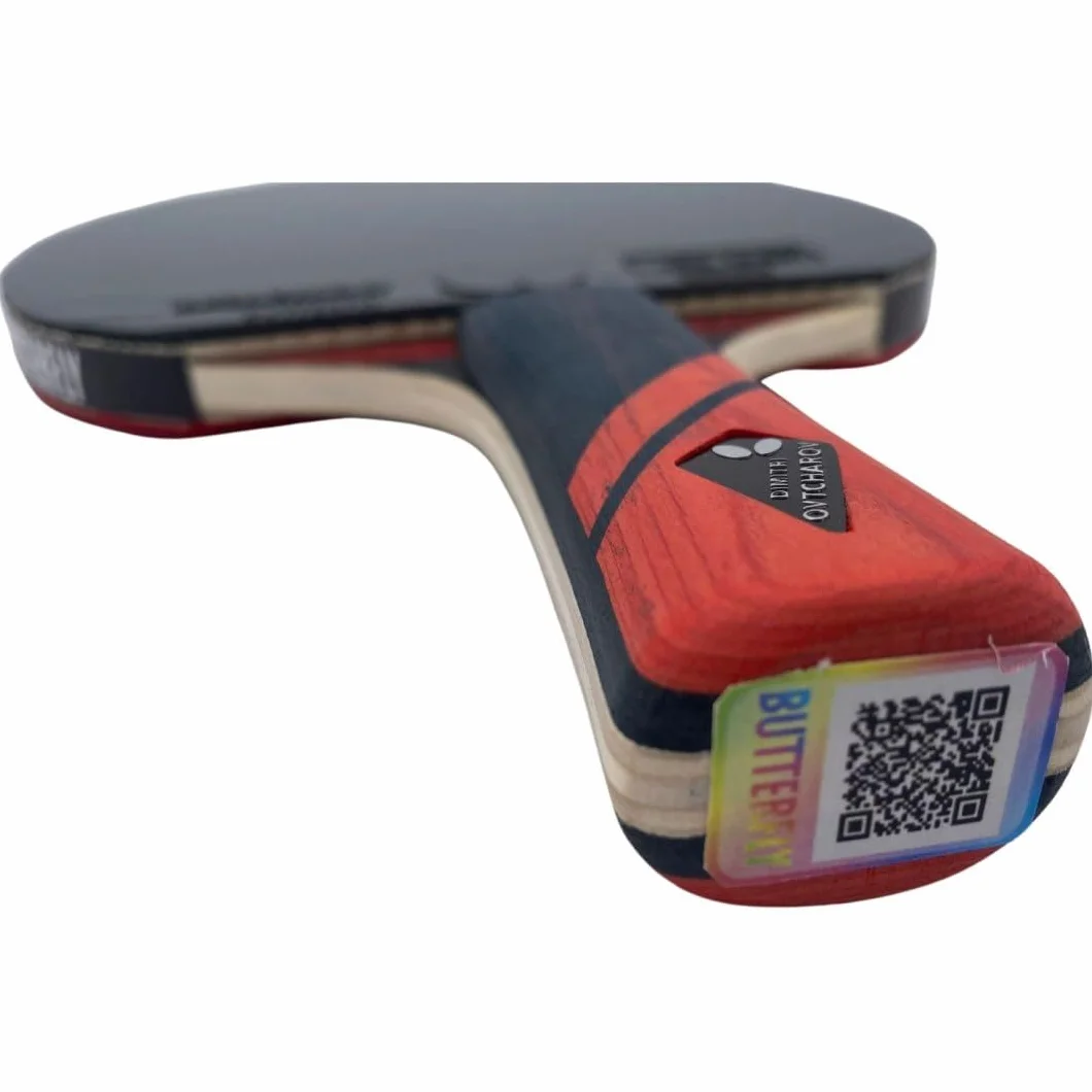 Butterfly Dimitrij Ovtcharov Black rakieta do tenisa stołowego, EVA, ITTF Wakaba gąbka 2,1 mm