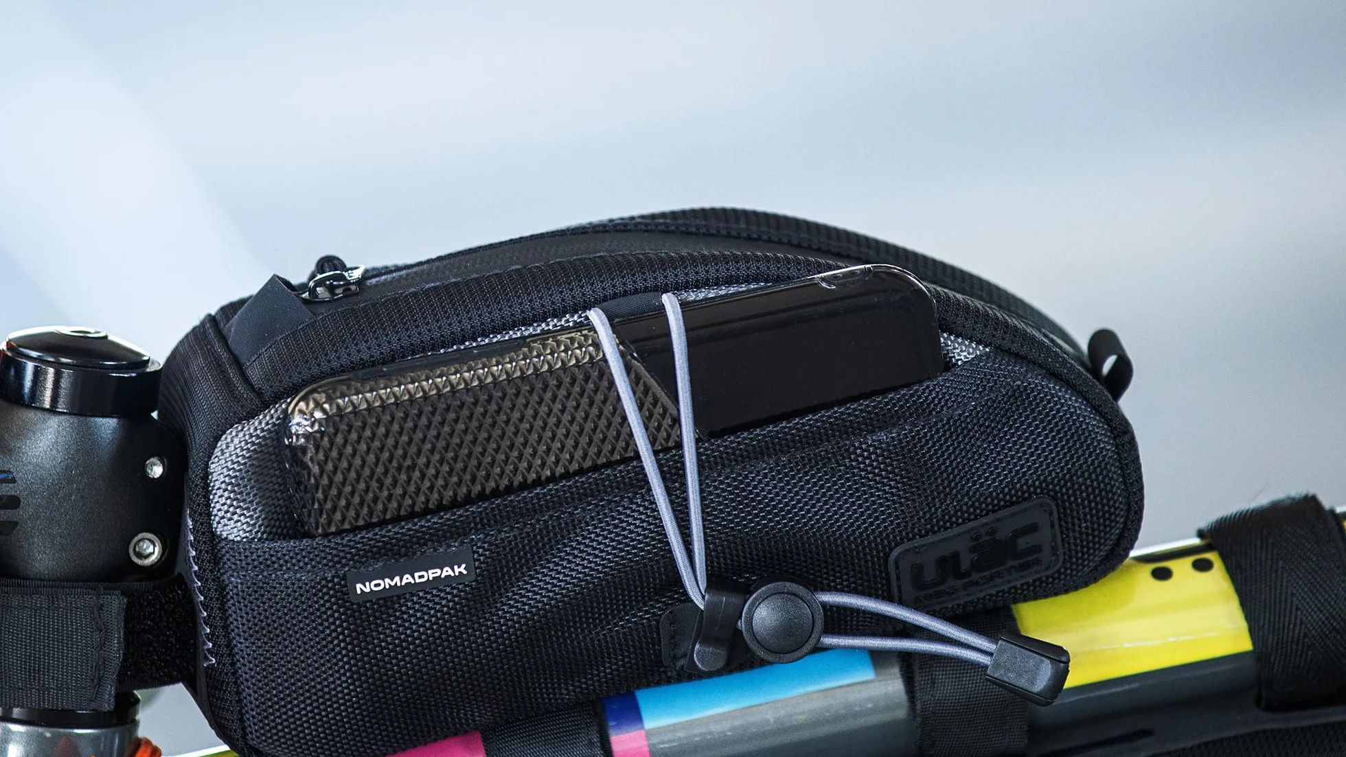 Torba na ramę rowerową akcesoria - torba rowerowa wodoodporna rama 1,2 l do przechowywania akcesoriów rowerowych torba na ramę MTB mocowanie górnej rury 18 x 9 x 5,5 cm na narzędzia rowerowe