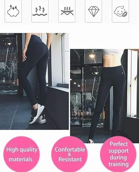 Neoprenowe spodnie odchudzające do sauny damskie legginsy termiczne