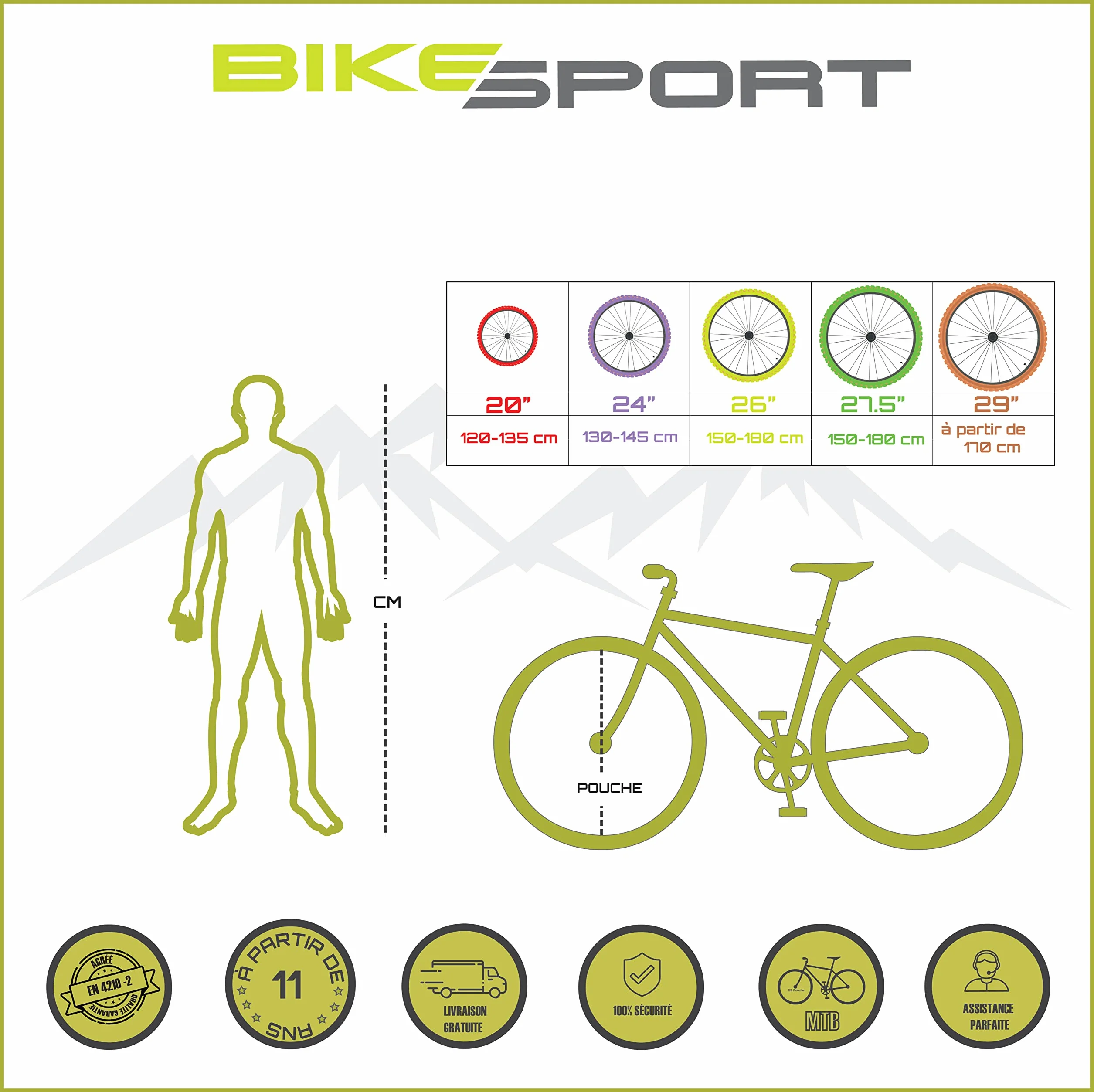 Bikesport Folding 20 cali Rower składany, Shimano 6 prędkości, rower męski i chłopięcy, odpowiedni od 155 cm do 185 cm
