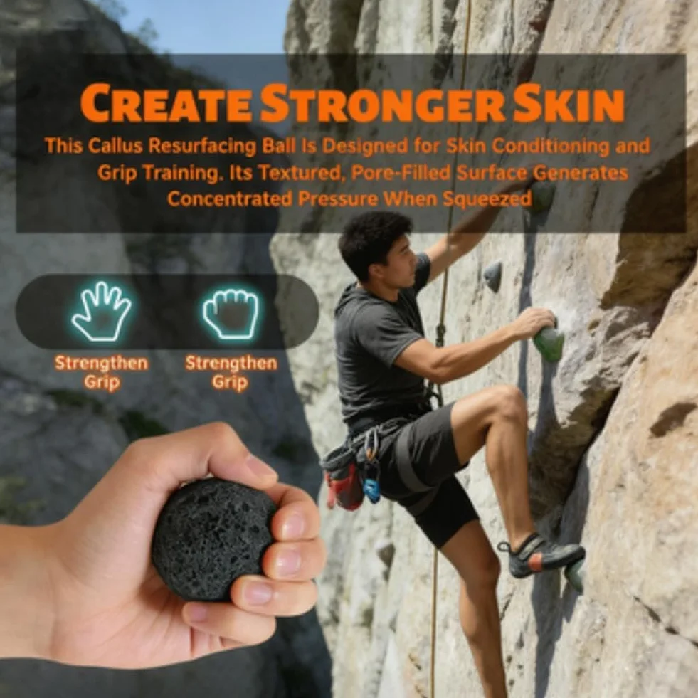 Moon Grip Ball Callus Rock piłka do zrogowaciałej dłoni trener chwytu do wspinaczki