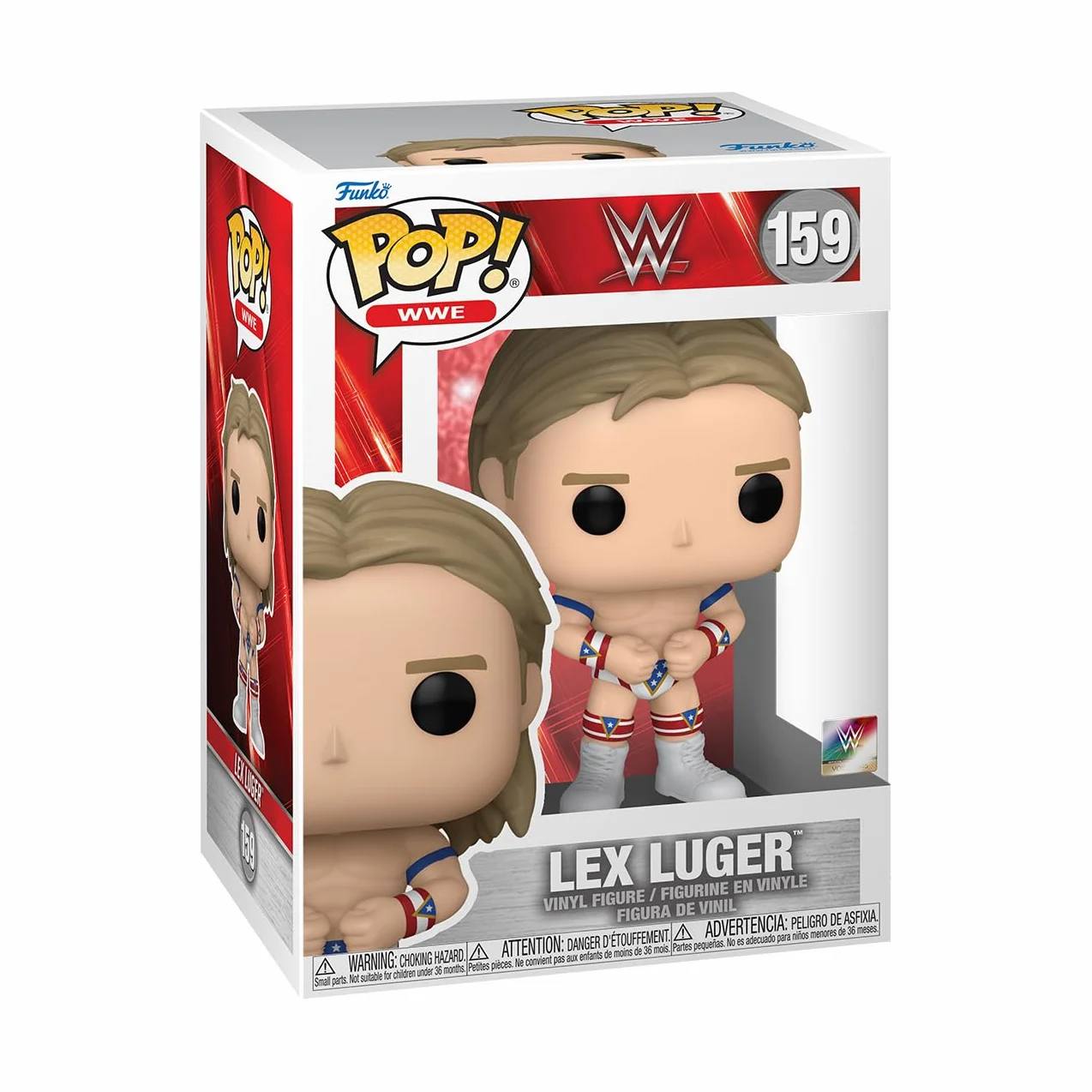 Funko POP! WWE: WWE 94 SS - Lex Luger - Kolekcjonerska figurka winylowa - Pomysł na prezent - Oficjalny towar - Zabawki dla dzieci i dorosłych - Fani sportu