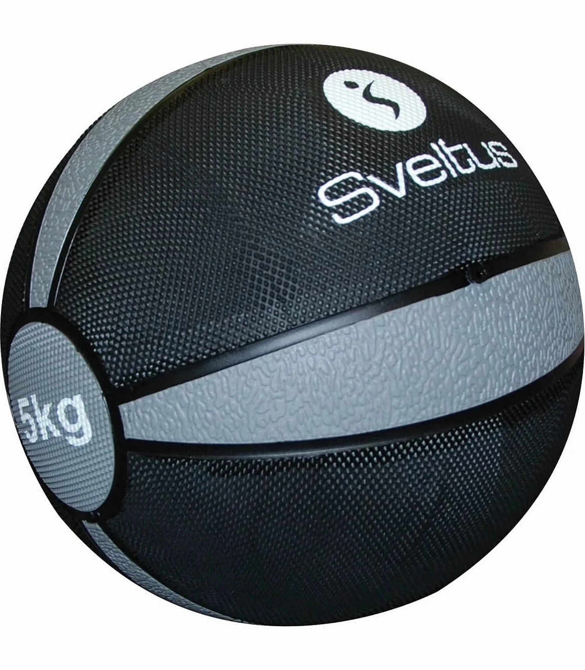 sveltus 884 Médecine Ball 4 kg Avec poignées piłka lekarska, czarna/pomarańczowa, (poids disponibles: 4, 6, 8 et 10 kg) -4