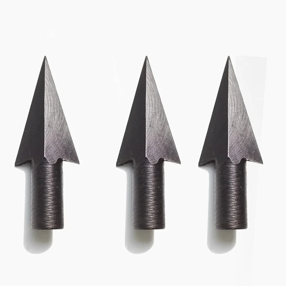 Łucznictwo Broadheads tradycyjne metalowe strzały groty myśliwskie stalowe groty strzały celowe punkty do samodzielnego wykonania drewniane bambusowe strzały myśliwskie (6 szt.)
