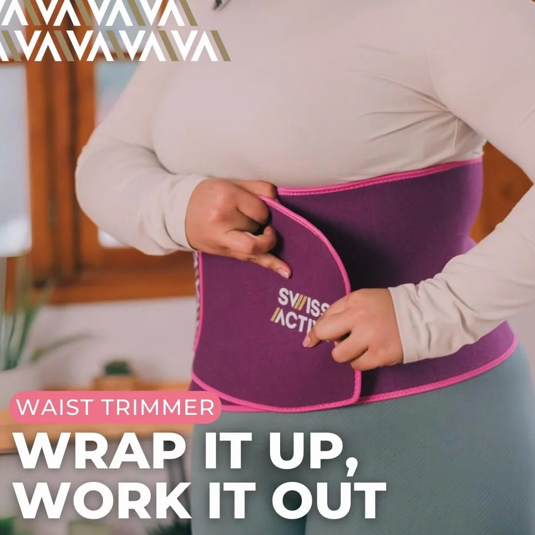 Swiss Activa+ Sculpt Touch pas biodrowy XL dla kobiet modeluje brzuch po porodzie redukuje tkankę tłuszczową