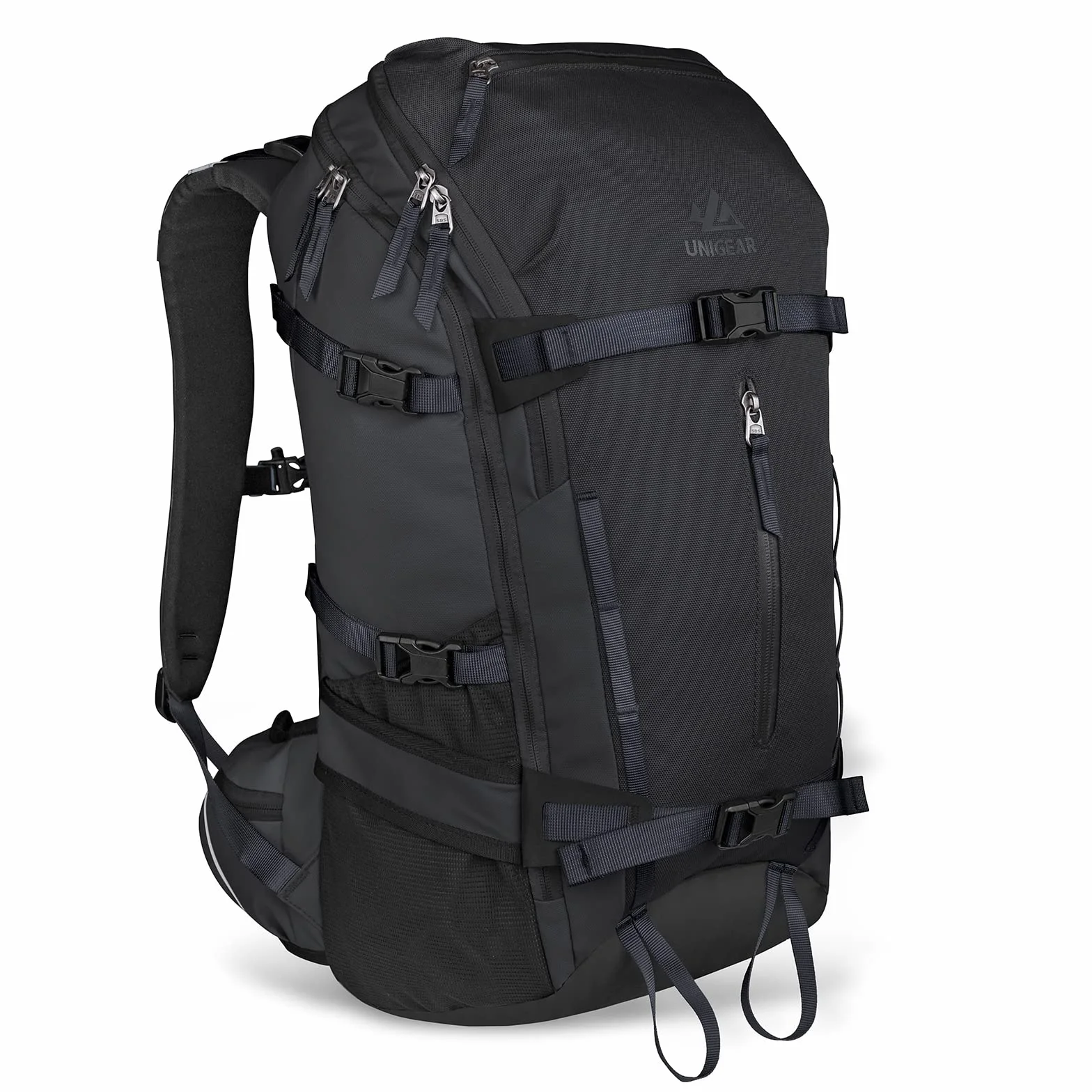 Unigear Plecak narciarski, 30 l, snowboardowy plecak podróżny 900D, wodoodporny plecak na snowboard, gogle, rękawiczki, narty, kemping i akcesoria turystyczne