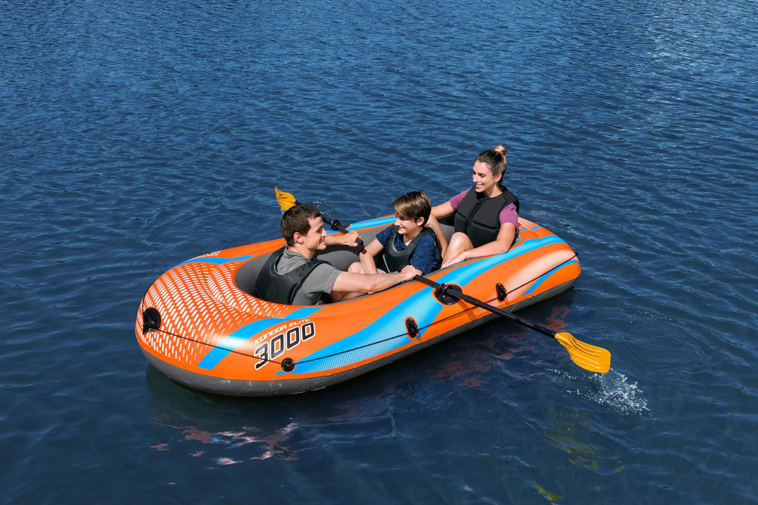 Bestway Kondor Elite 3000 nadmuchiwana łódź trzyosobowa 2,46 m x 1,22 m