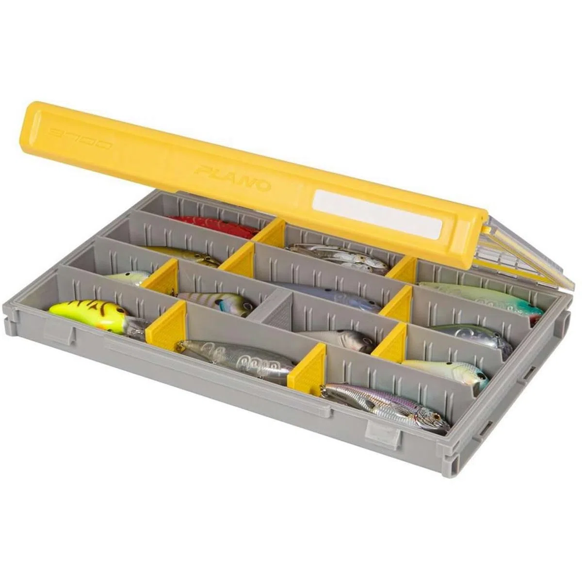 PLANO Edge Utility Box 3700 Standard, Wodoodporne Pudełka na Przynęty z Wstępnie Wyciętymi Przegrodami, Pudełka na Przynęty Wędkarskie z Zabezpieczeniem Przed Rdzą, Wytrzymałe Pudełka Organizacyjne