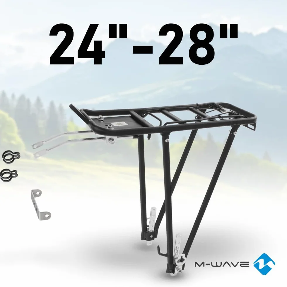 M-Wave Bagażnik aluminiowy, wkręcany na II A