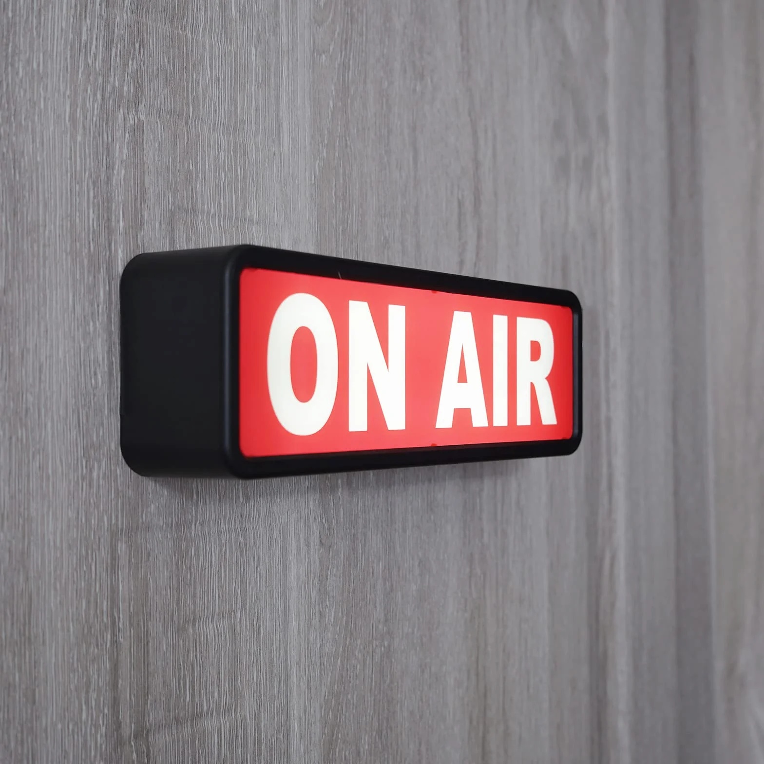 Znak świetlny ON AIR Recording Sign Studio Warning Sign dla Home Studio Company Desk Wall Decor