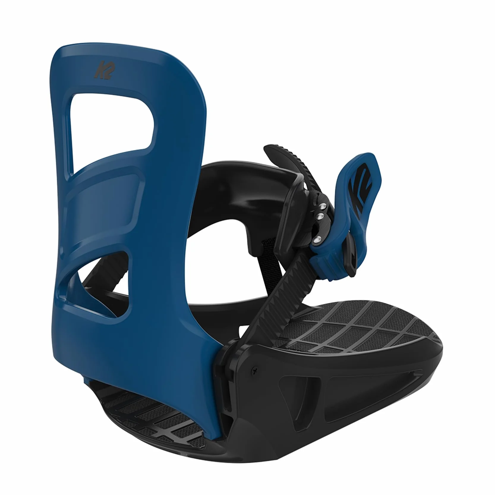 K2 Snowboarding Mini Turbo, oprawa snowboardowa dla chłopców, niebieska, S (UE: 33-36 / US: 2-5 / Mondo: 200-230 - 11H1010.1.1.S