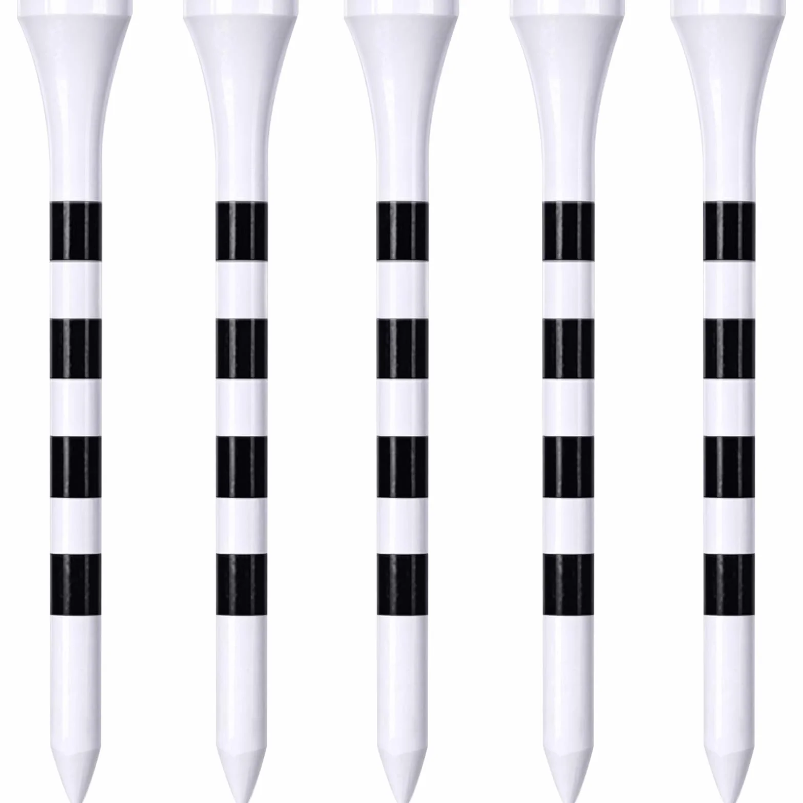 Bambusowe koszulki golfowe 83 mm 70 mm 54 mm 38 mm dostępna torba 100, silna, zrównoważona biodegradowalna