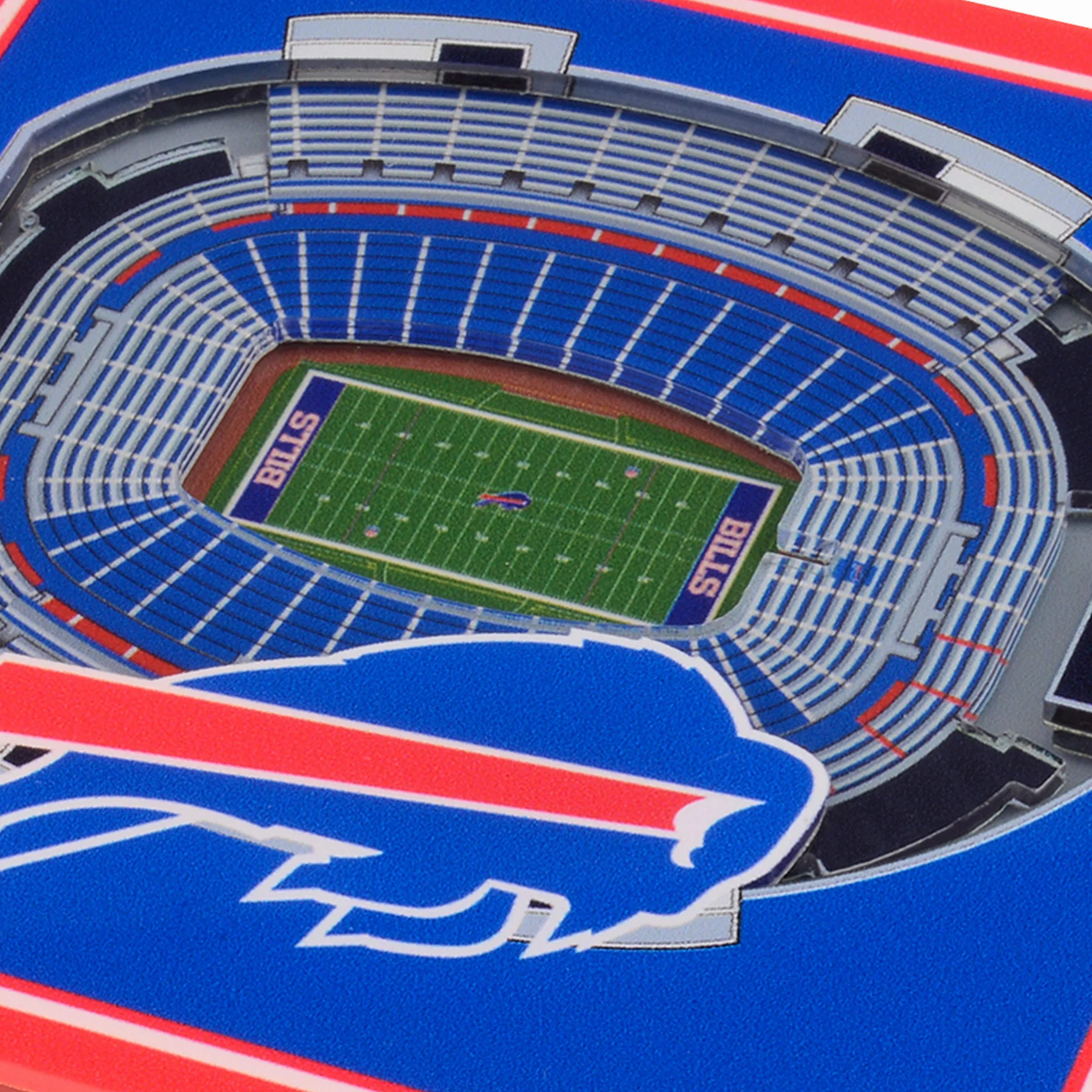 YouTheFan NFL 3D Team StadiumViews podstawki 4 x 4 - zestaw 2 szt