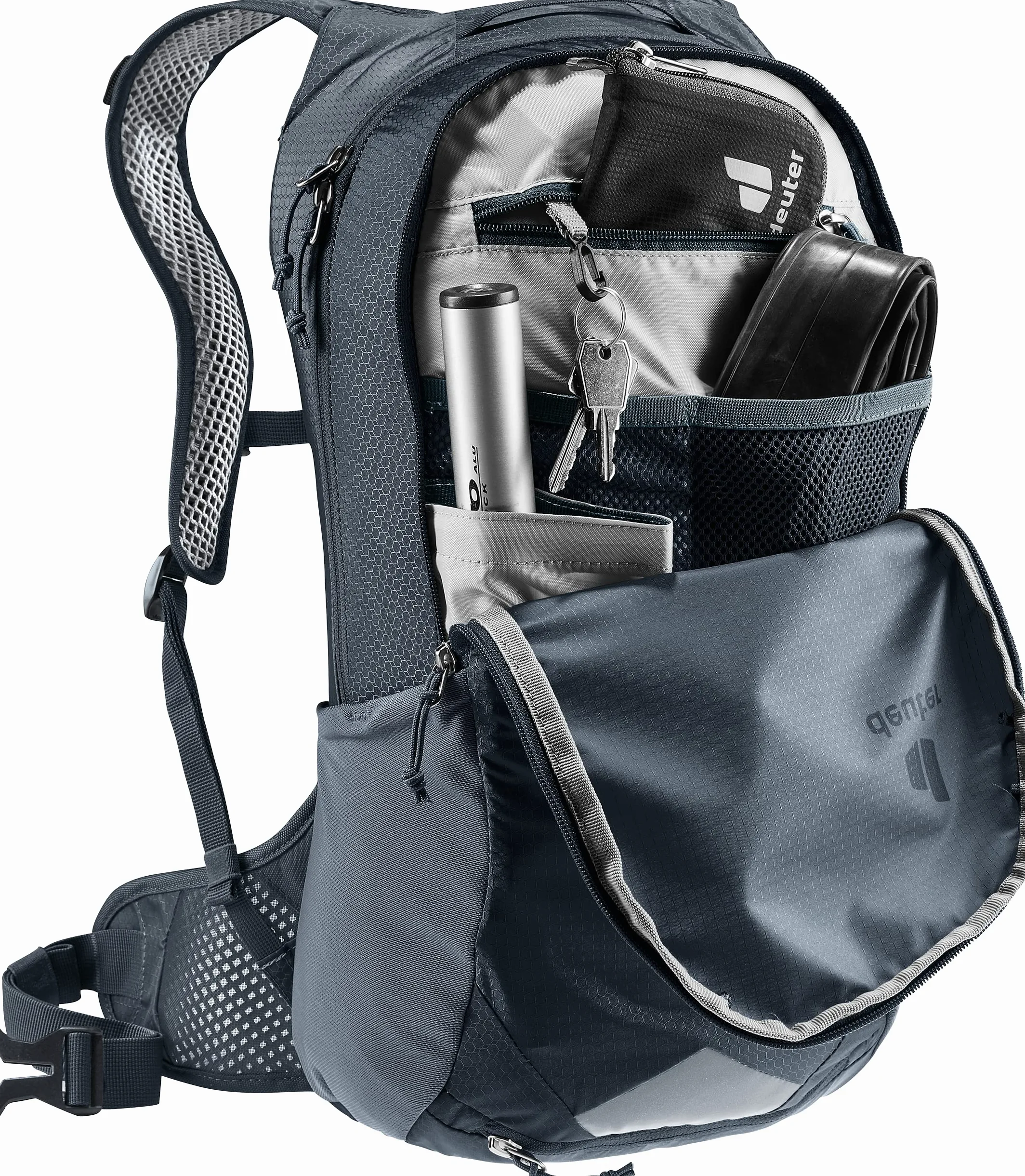 Deuter Uniseks Race Air 10 Plecak Trekkingowy, Czarny, 10 l